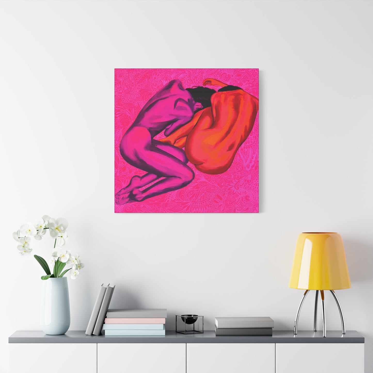 "Yin Yang" - Stretched Canvas Print Wall Art