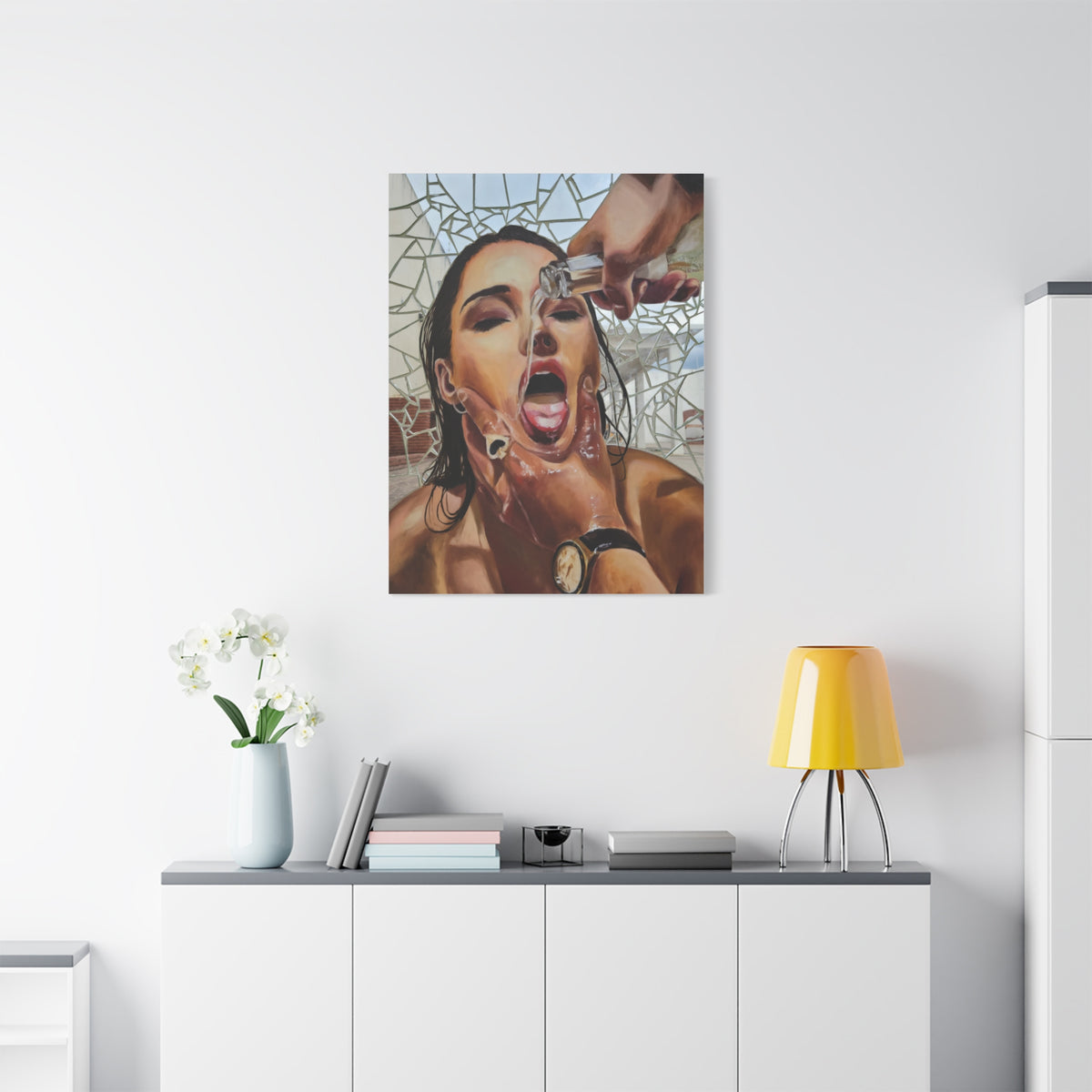 Your POV" - Stretched Canvas Print Wall Art canvas art print mockup view 31