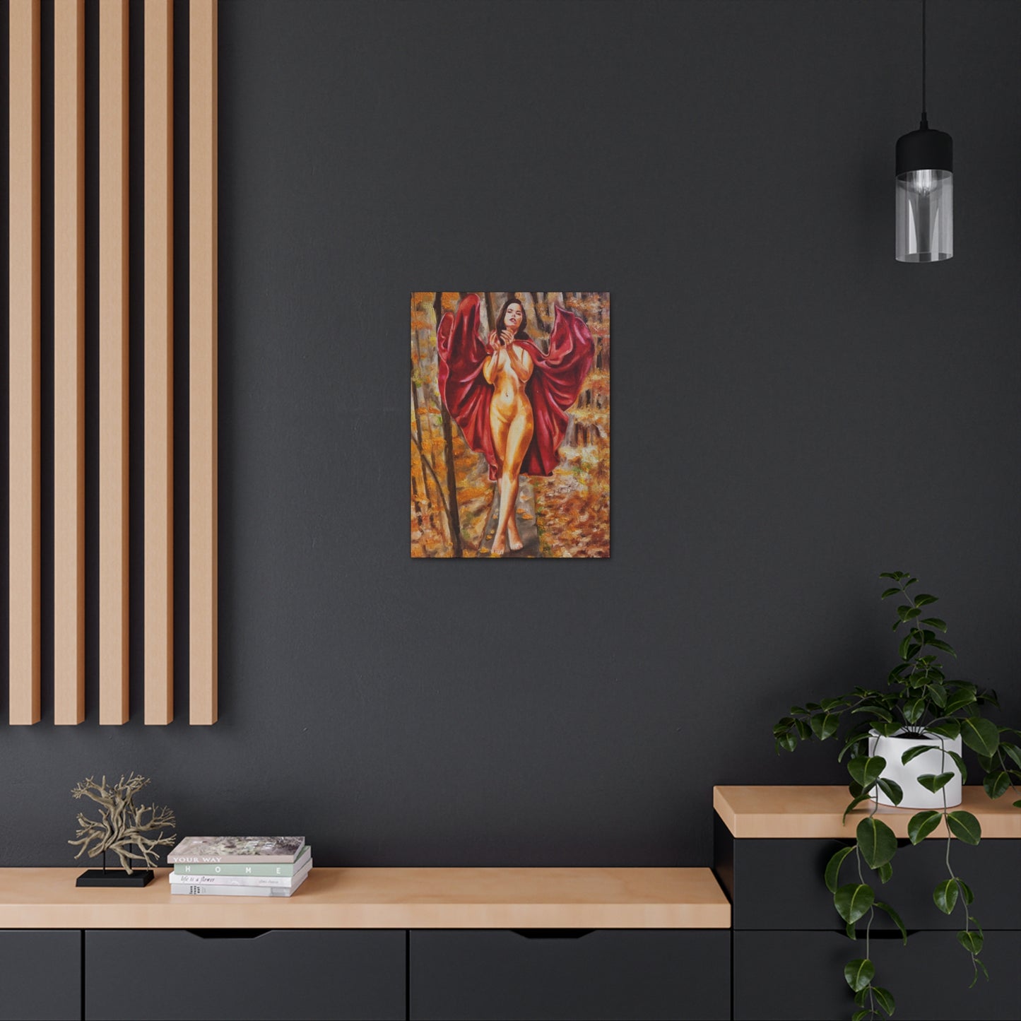 "Red Riding Hood" Canvas Print