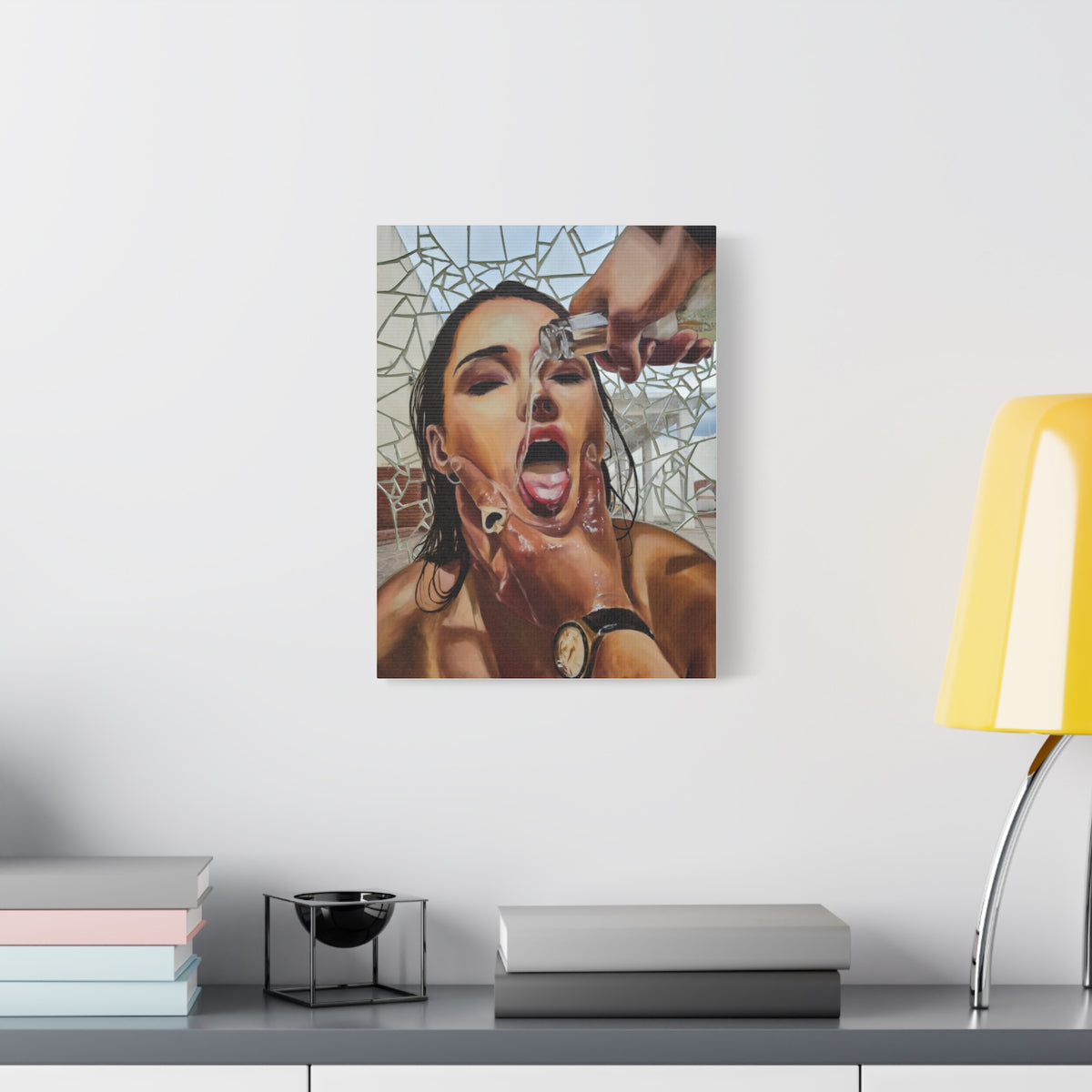 Your POV" - Stretched Canvas Print Wall Art canvas art print mockup view 16