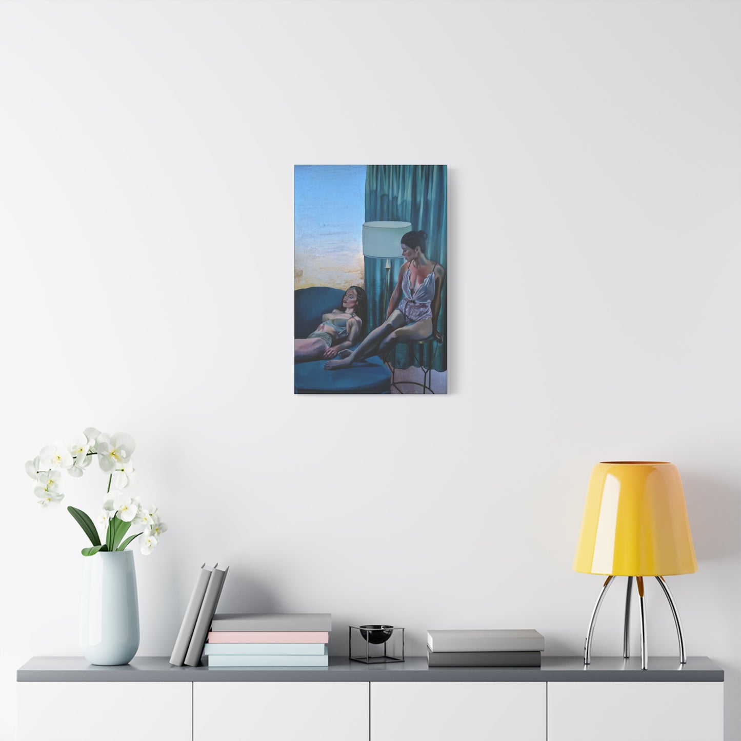 "Siesta" - Stretched Canvas Print Wall Art