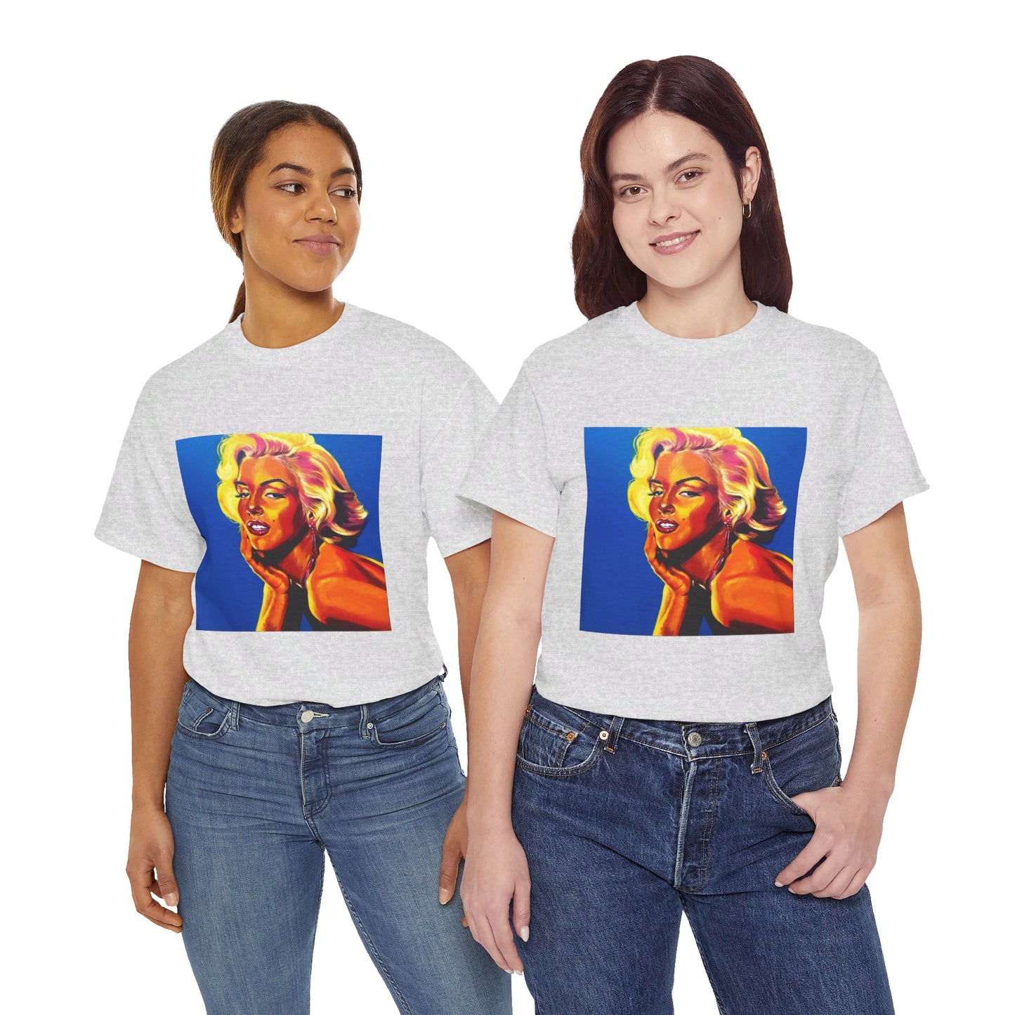 "Marylin Monroe" Unisex Heavy Cotton Tee