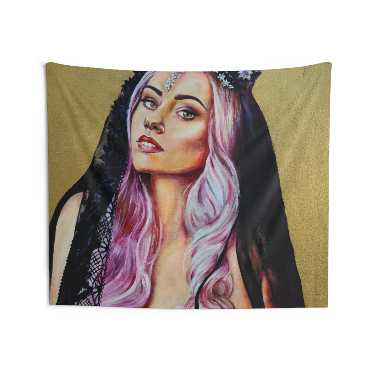 "Flower Crown" Tapestry