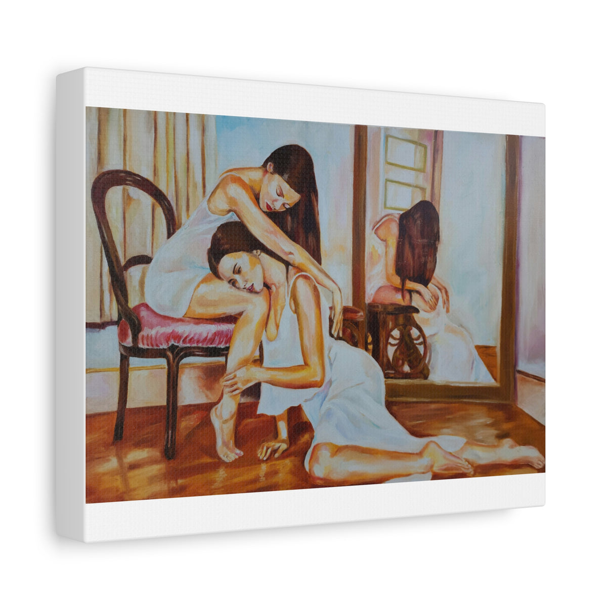 Divulgence" - Stretched Canvas Print Wall Art canvas art print mockup view 9