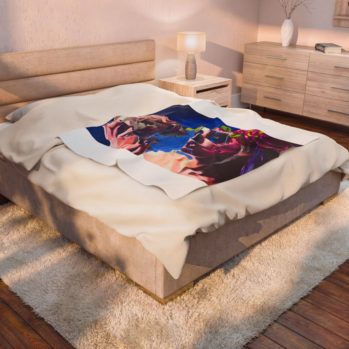 "Kiss of Death" Throw Blanket