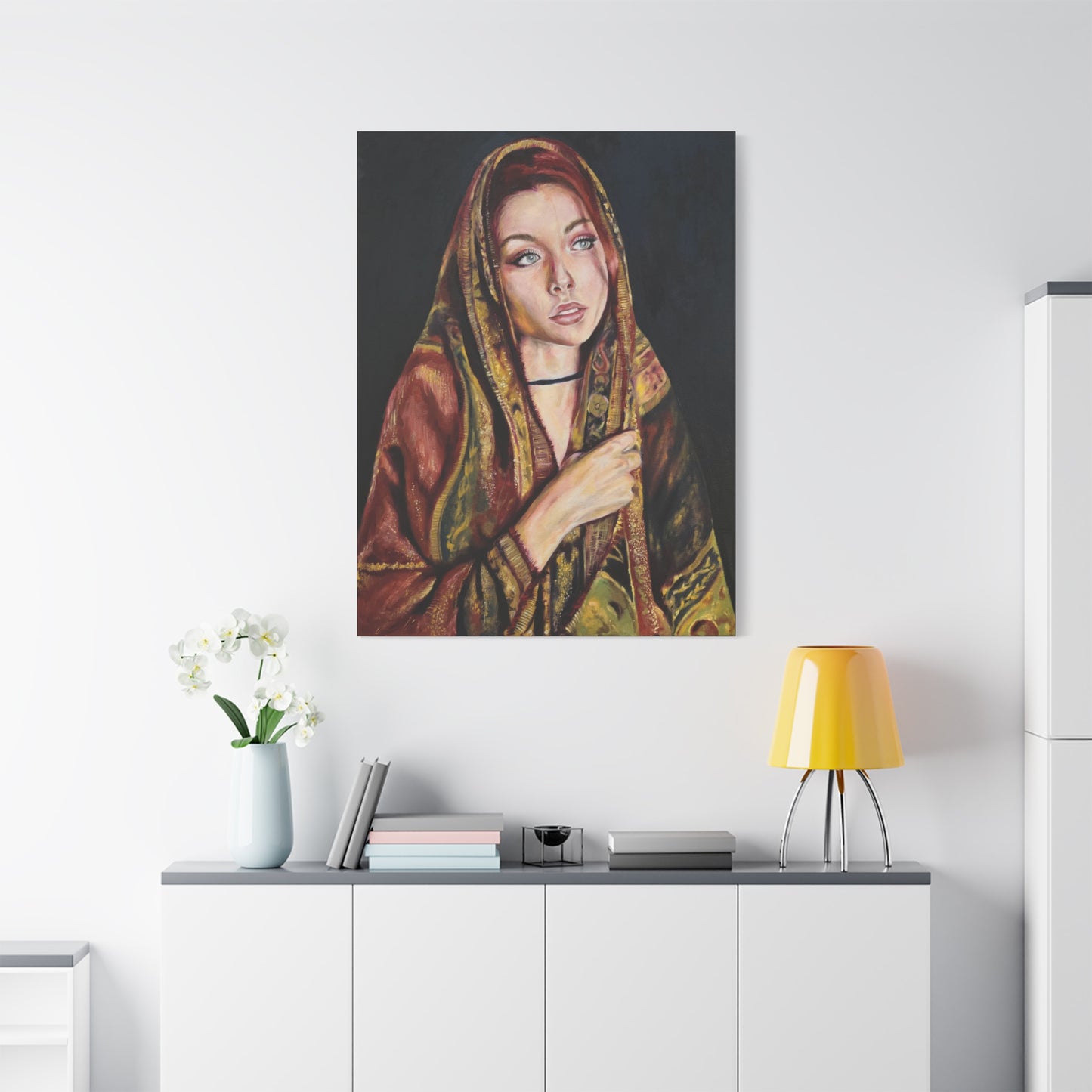 "Black Rose" Canvas Print