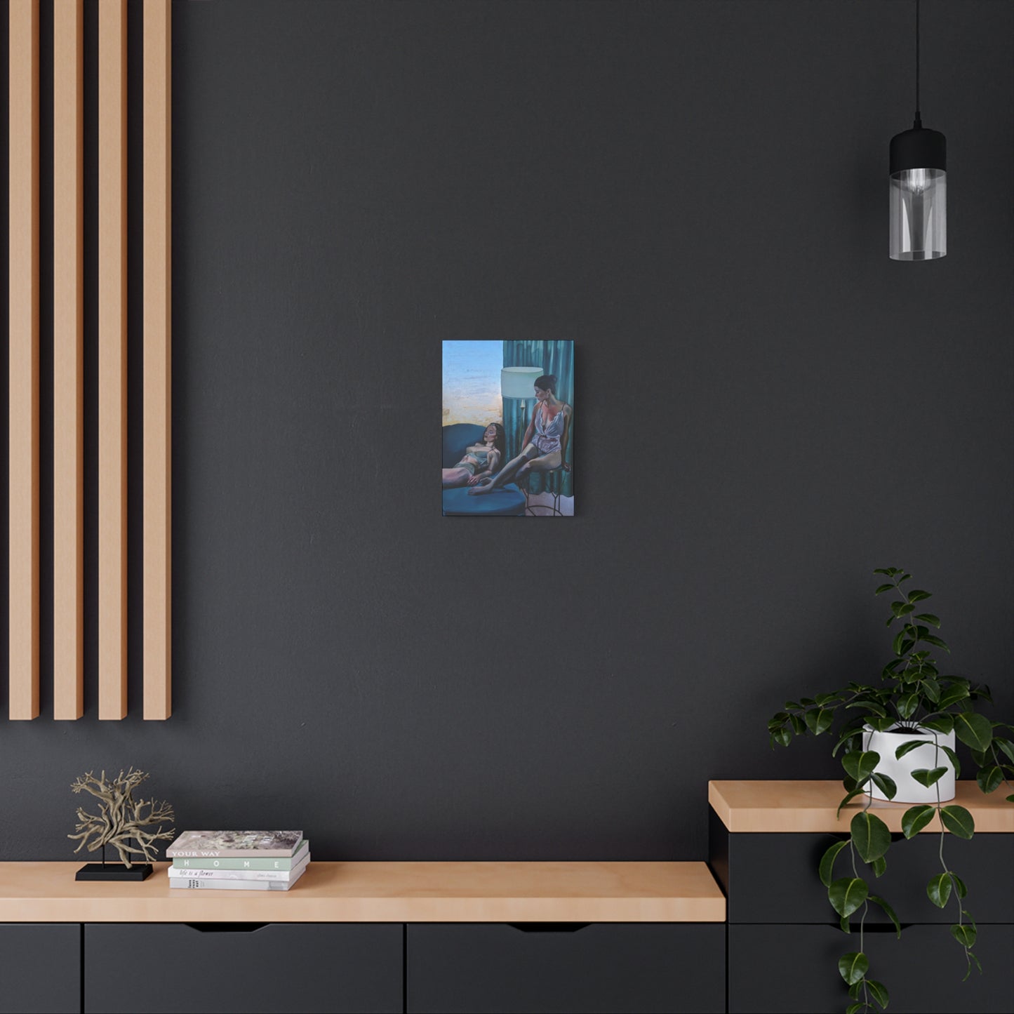 "Siesta" - Stretched Canvas Print Wall Art