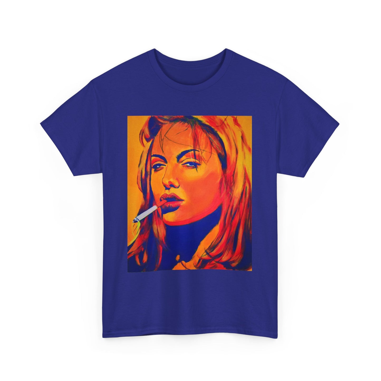 "Angelina Jolie from Girl, Interrupted" Unisex Heavy Cotton Tee