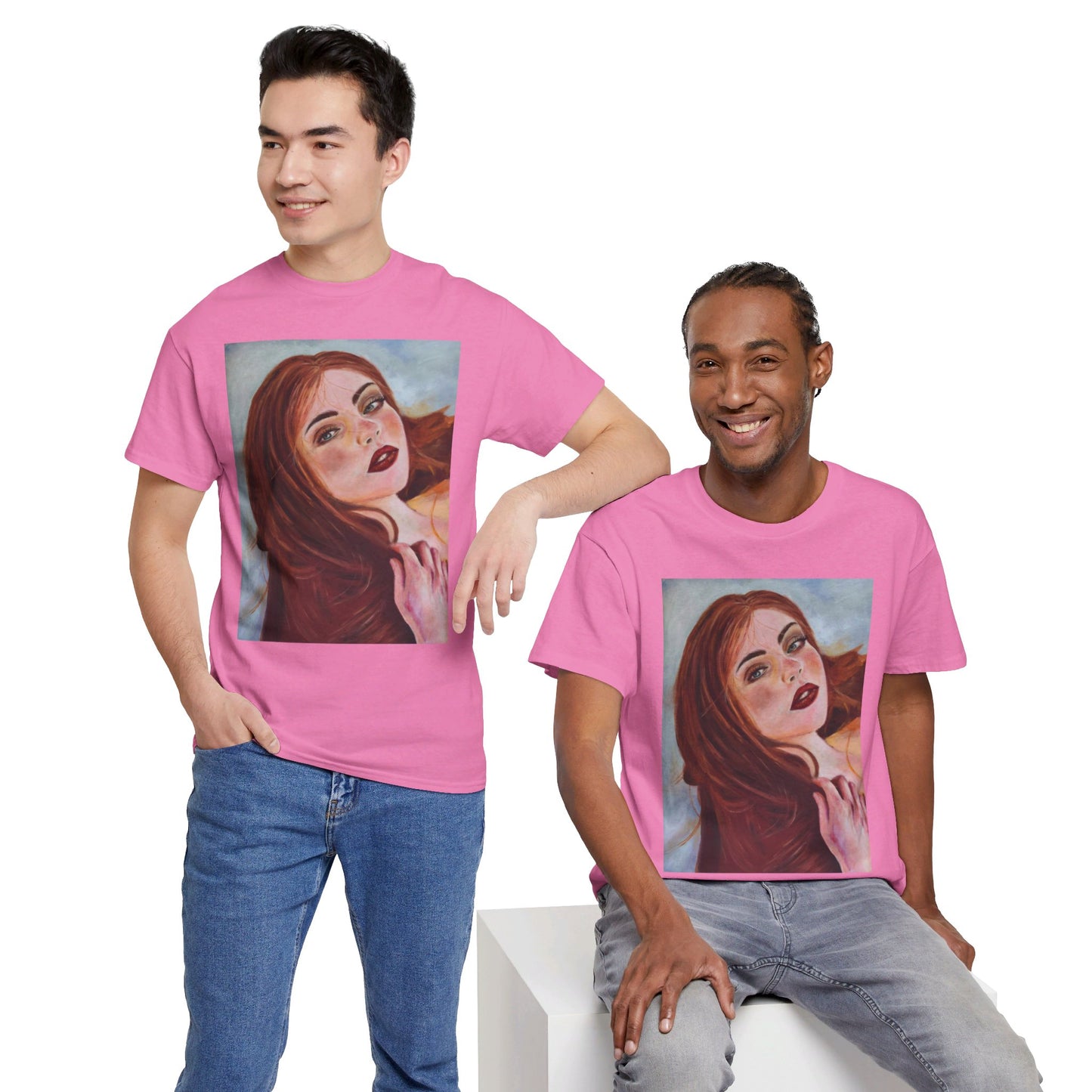 "Rosy Cheeks" Unisex Heavy Cotton Tee