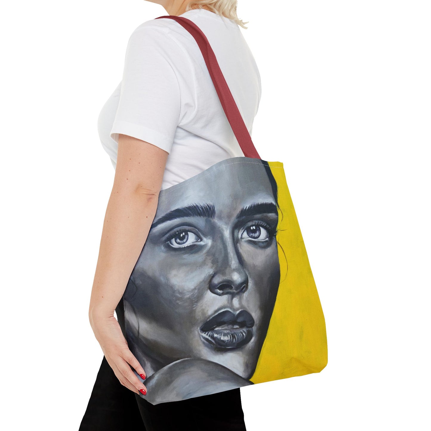 Vibrant "Allure" Art Tote Bag - Colorful Design for Everyday Use