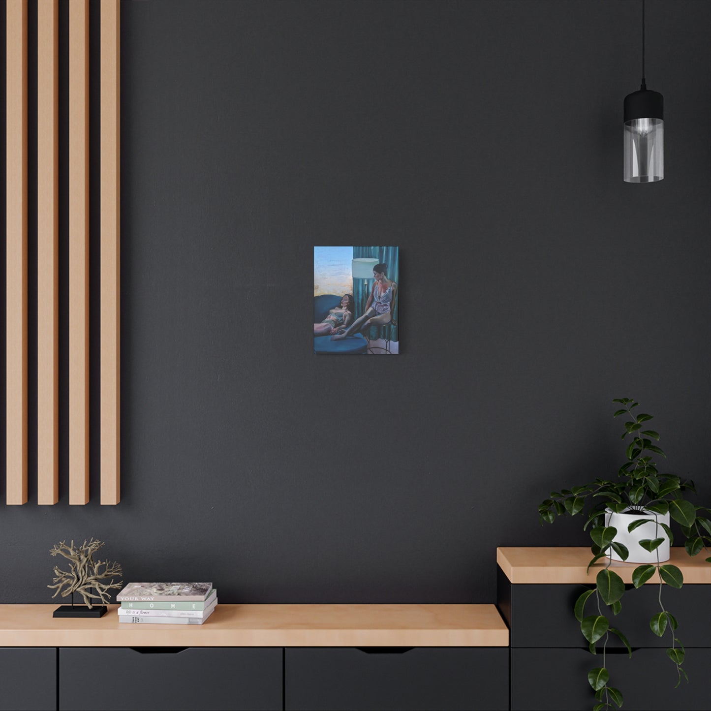 "Siesta" - Stretched Canvas Print Wall Art