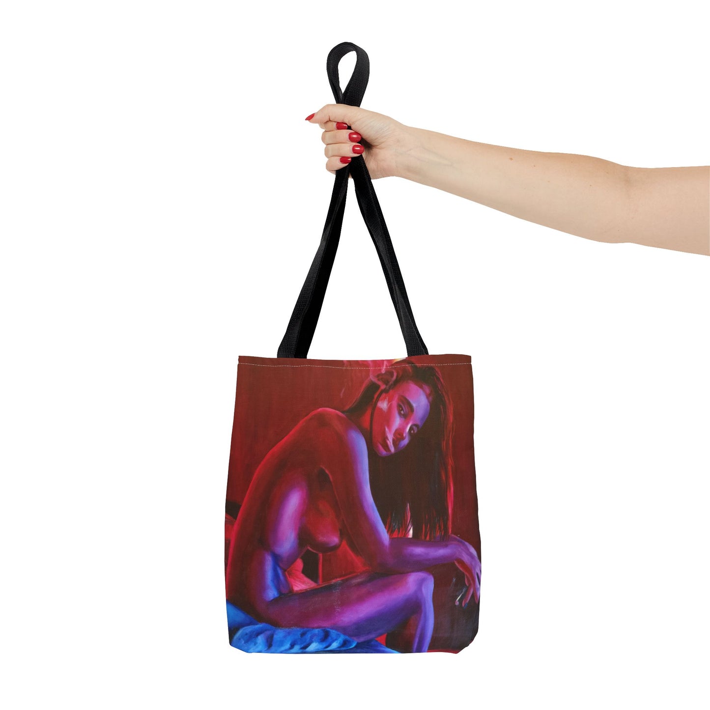Vibrant "Fuego" Art Tote Bag - Colorful Design for Everyday Use