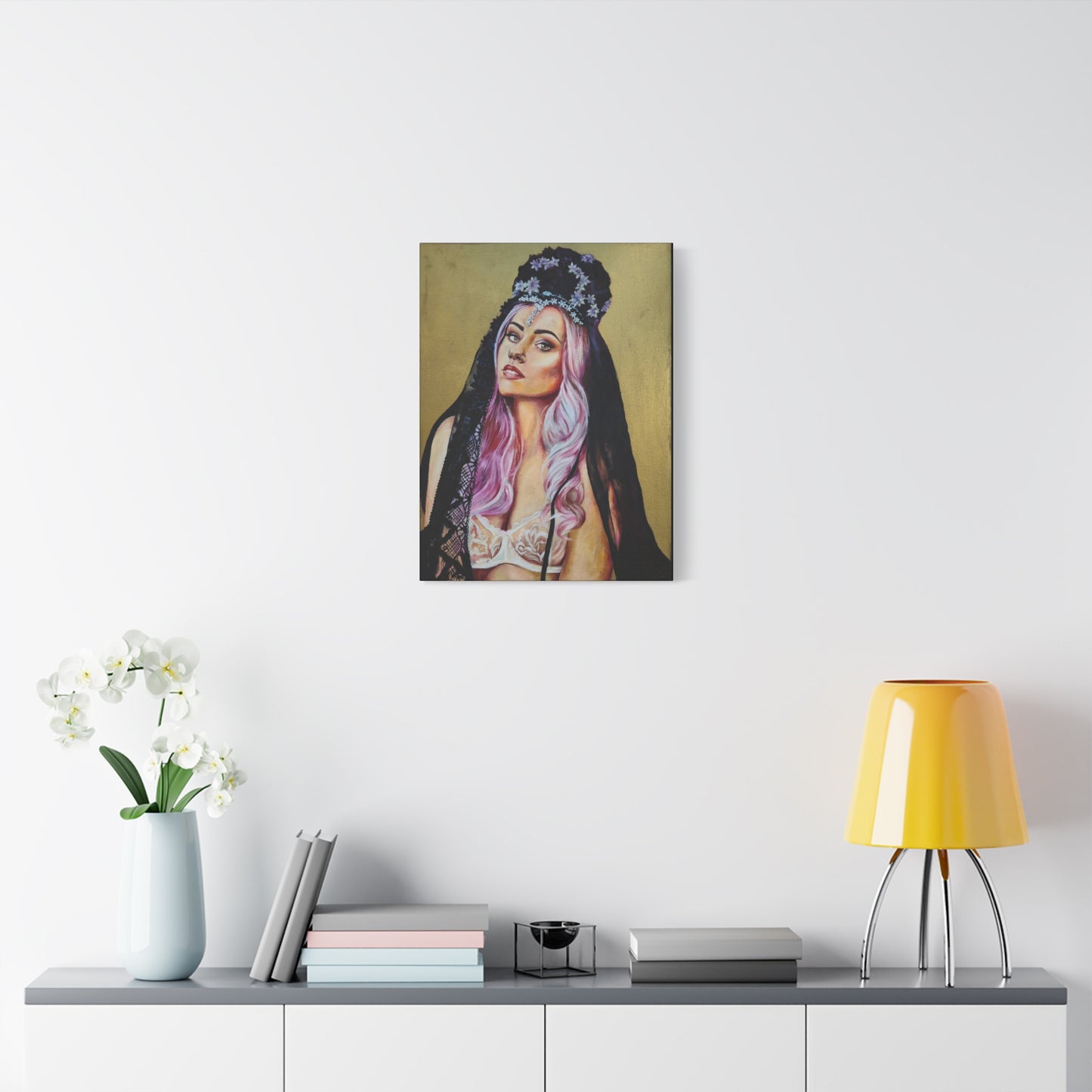 "Flower Crown" Canvas Print