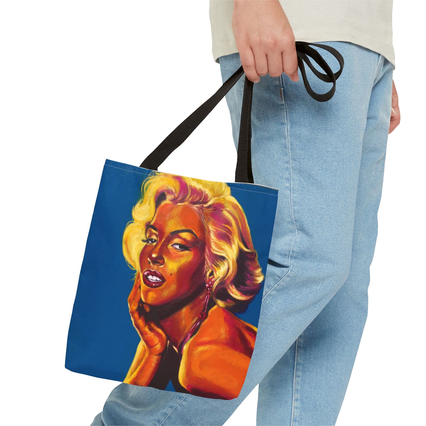 Vibrant "Marylin Monroe" Art Tote Bag - Colorful Design for Everyday Use
