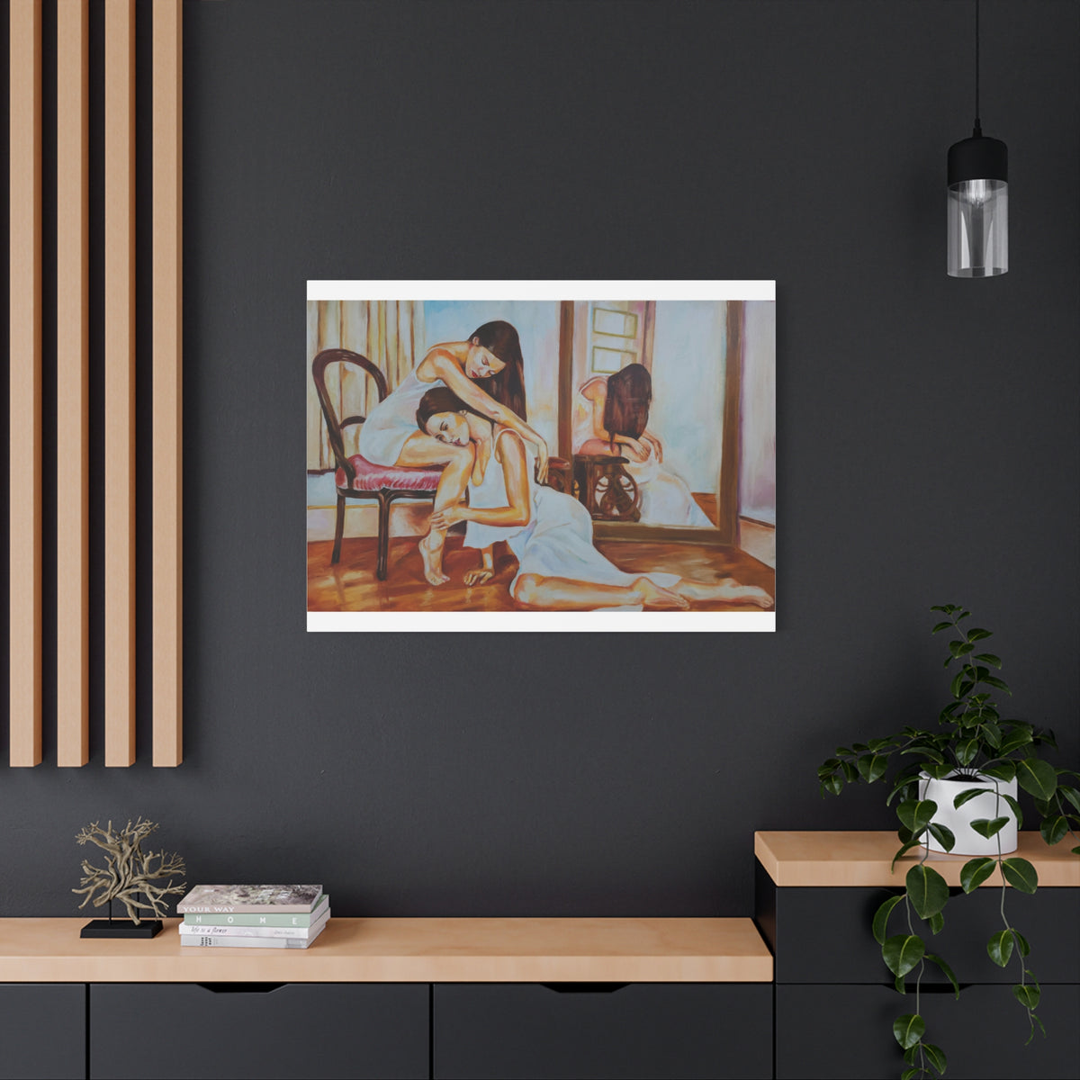 Divulgence" - Stretched Canvas Print Wall Art canvas art print mockup view 32