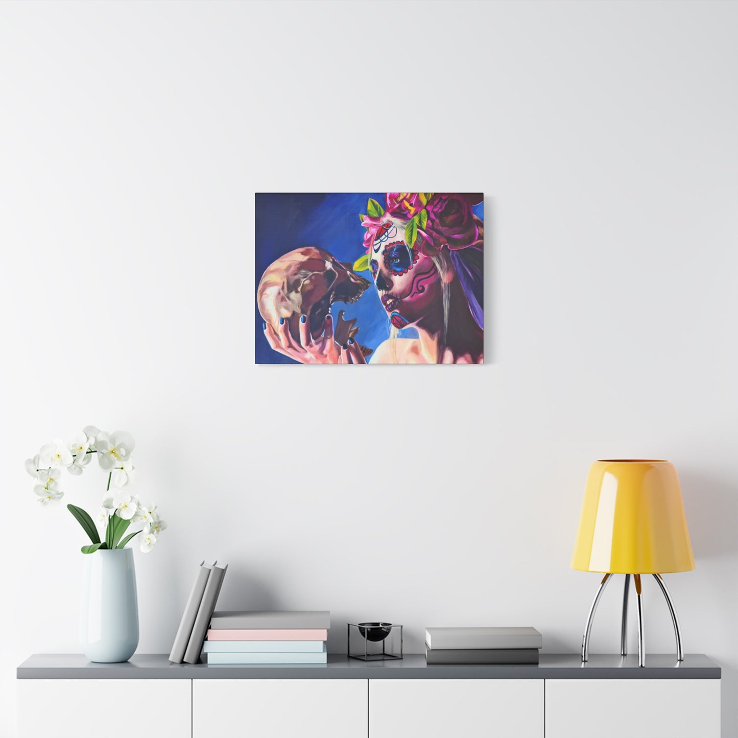 "Kiss of Death" Canvas Print Stretched Wall Art