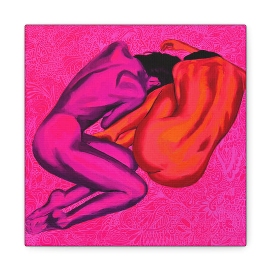 "Yin Yang" - Stretched Canvas Print Wall Art