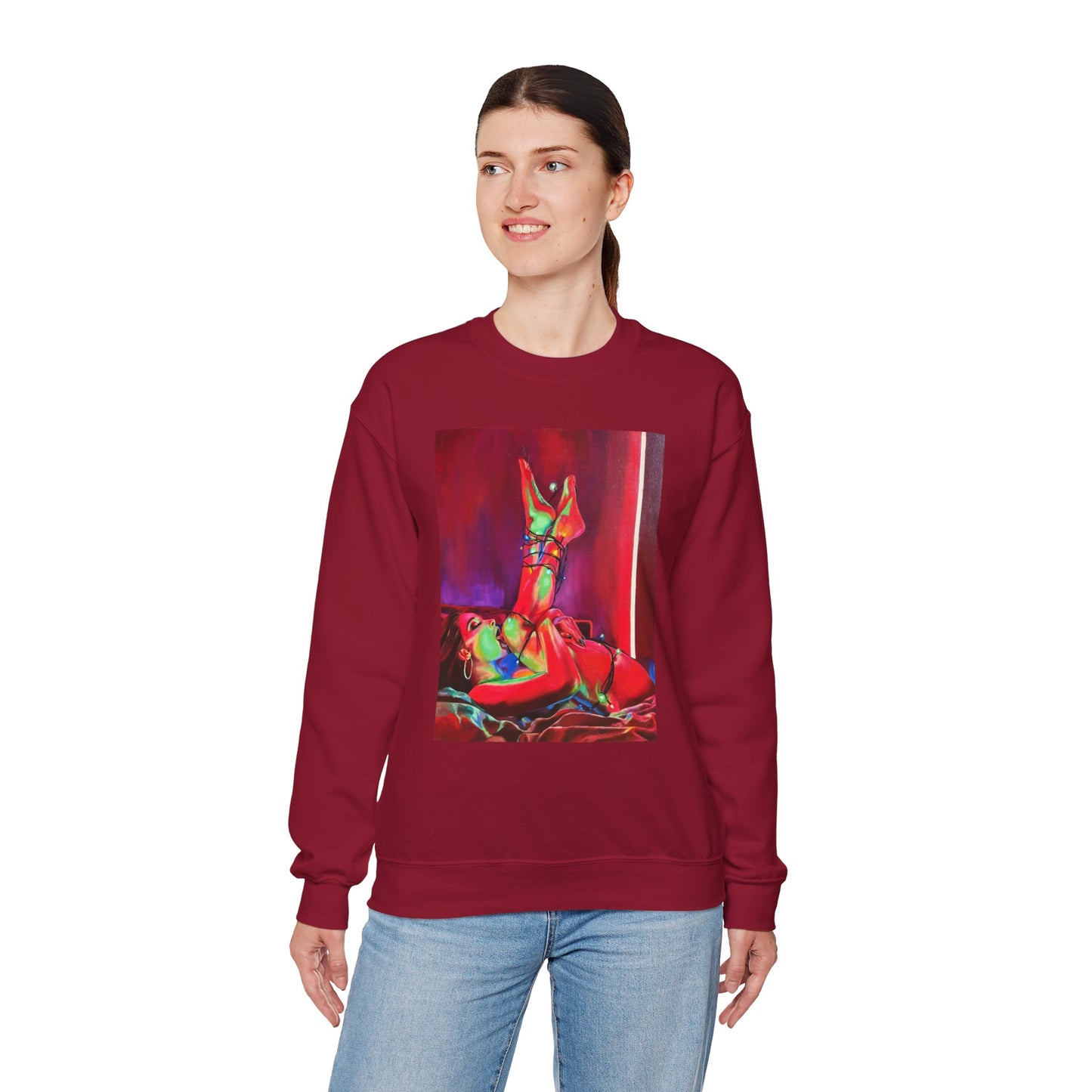 "XXXmas Lights" Unisex Heavy Blend™ Crewneck Sweatshirt