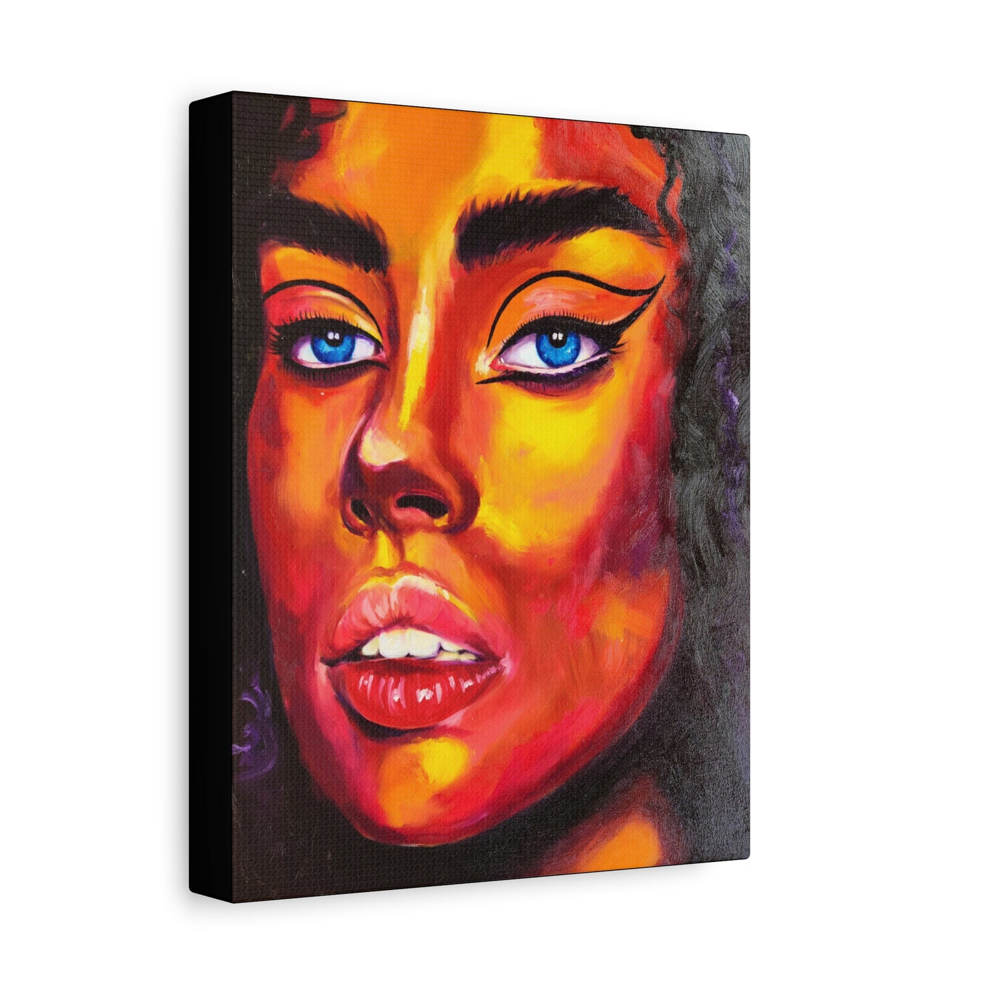 "Foxy" - Stretched Canvas Print Wall Art
