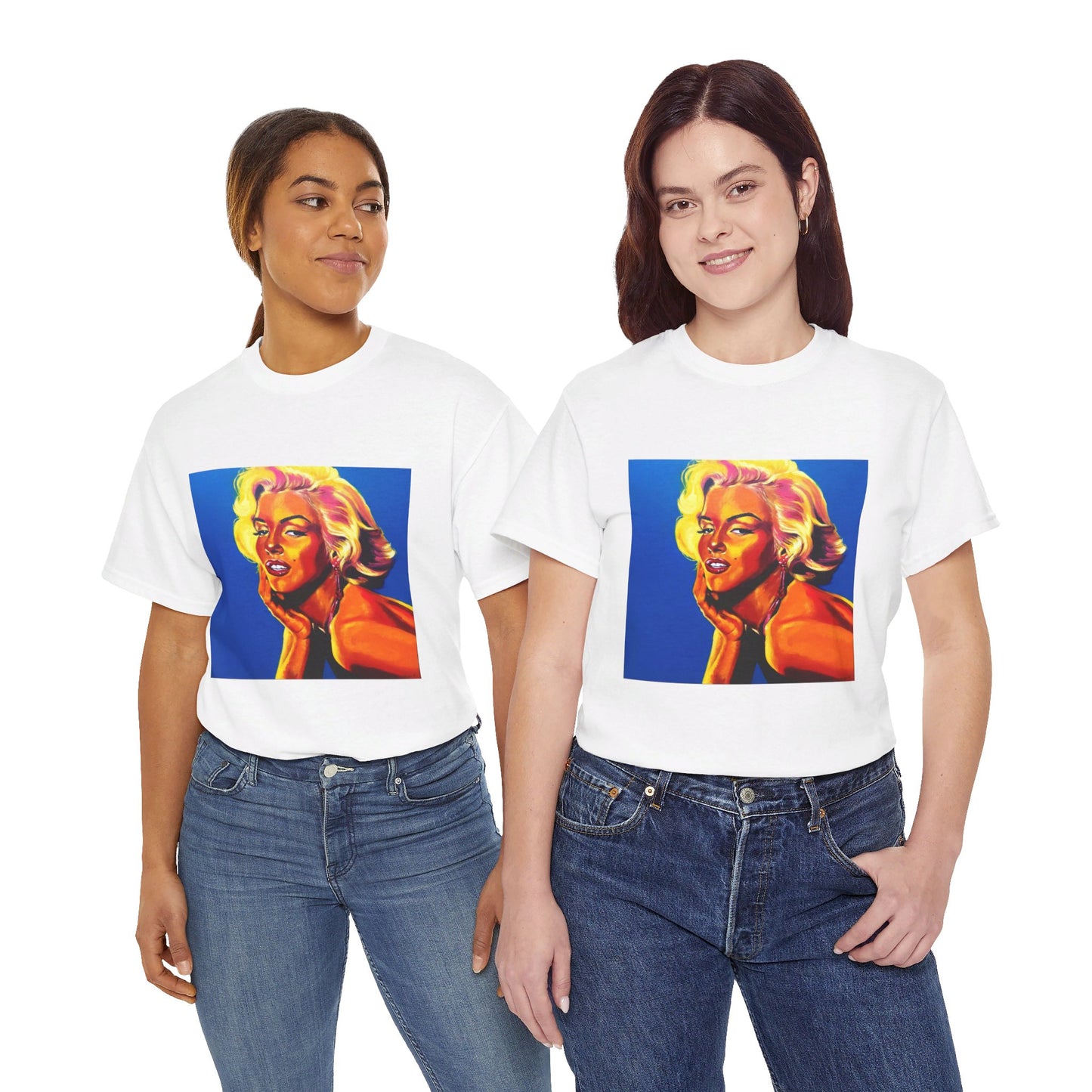 "Marylin Monroe" Unisex Heavy Cotton Tee