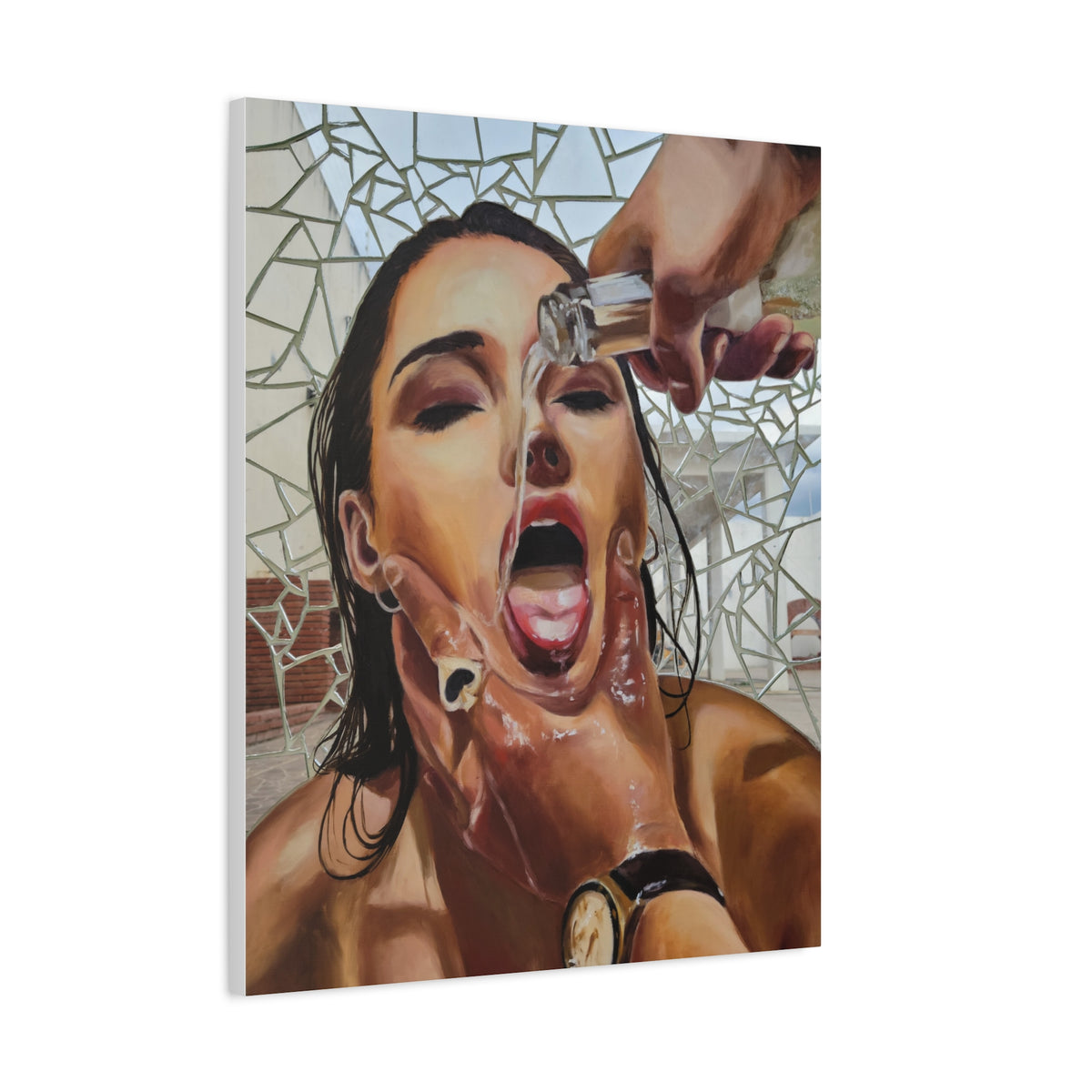 Your POV" - Stretched Canvas Print Wall Art canvas art print mockup view 24