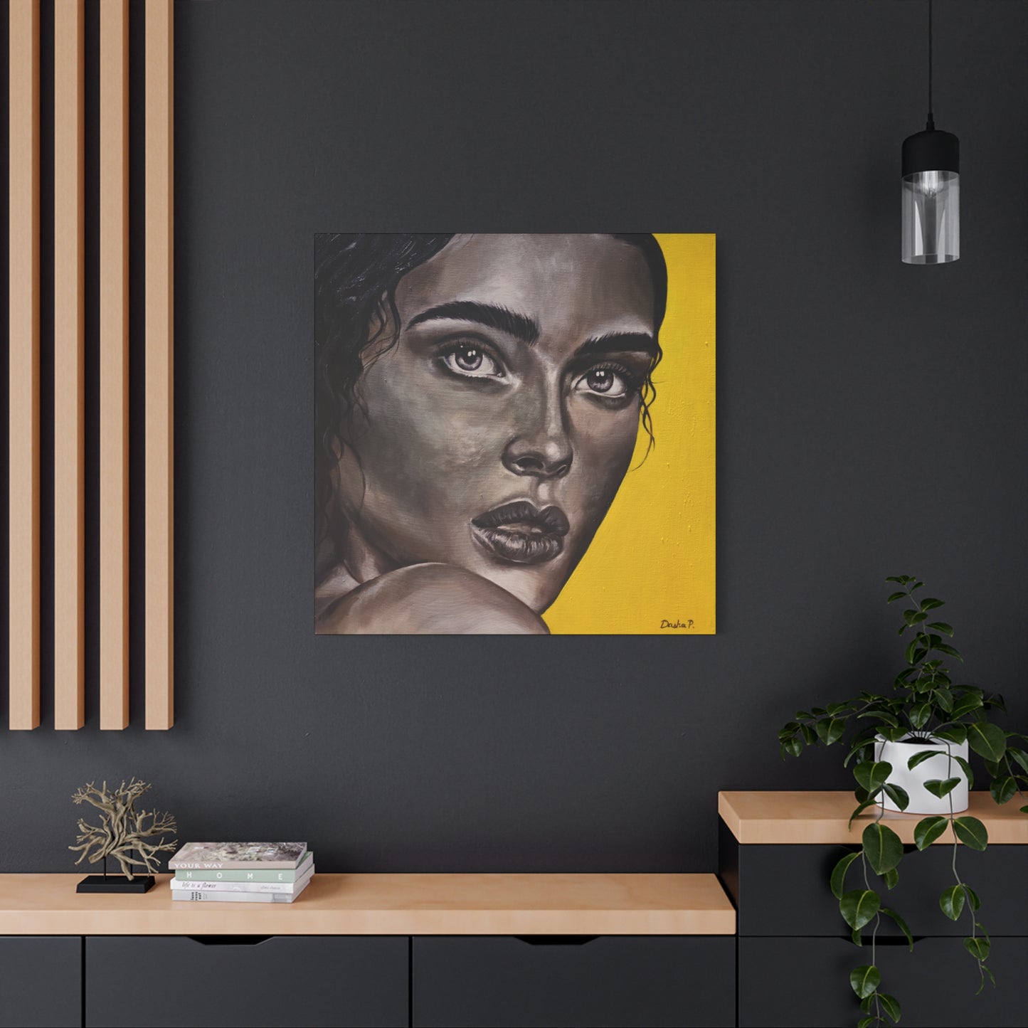 "Allure" - Stretched Canvas Print Wall Art