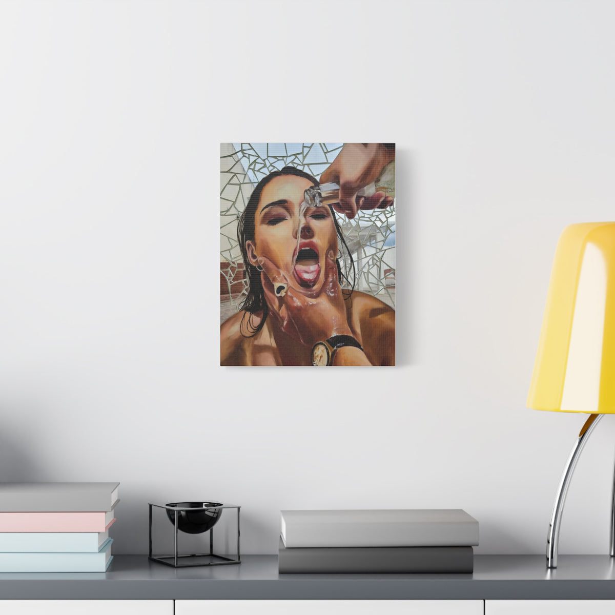 Your POV" - Stretched Canvas Print Wall Art canvas art print mockup view 13