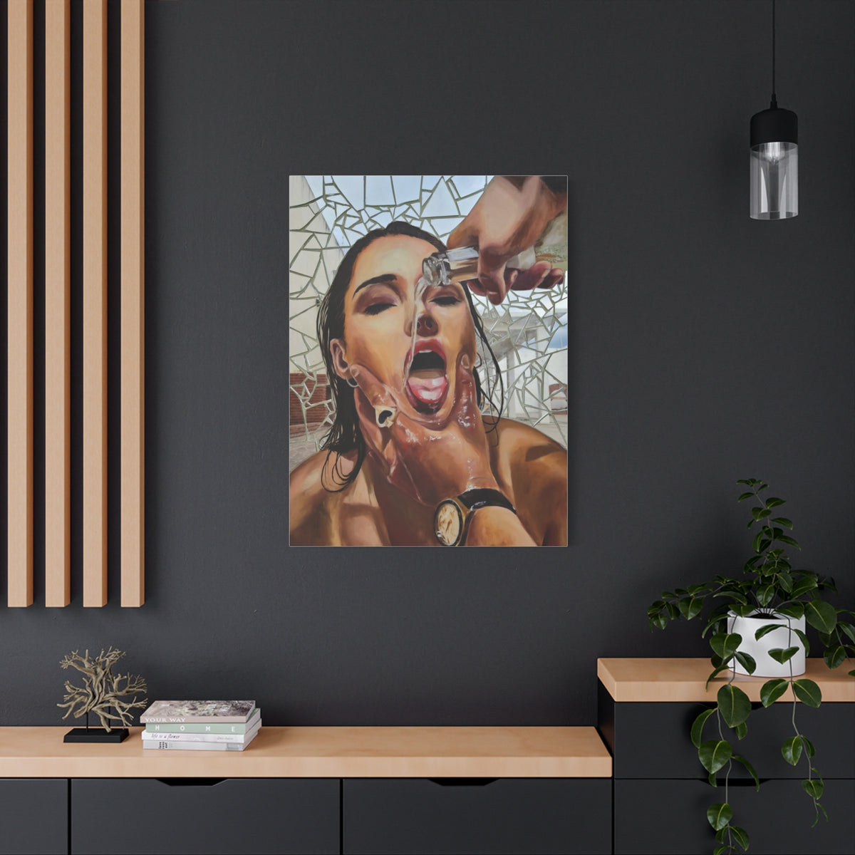 Your POV" - Stretched Canvas Print Wall Art canvas art print mockup view 32