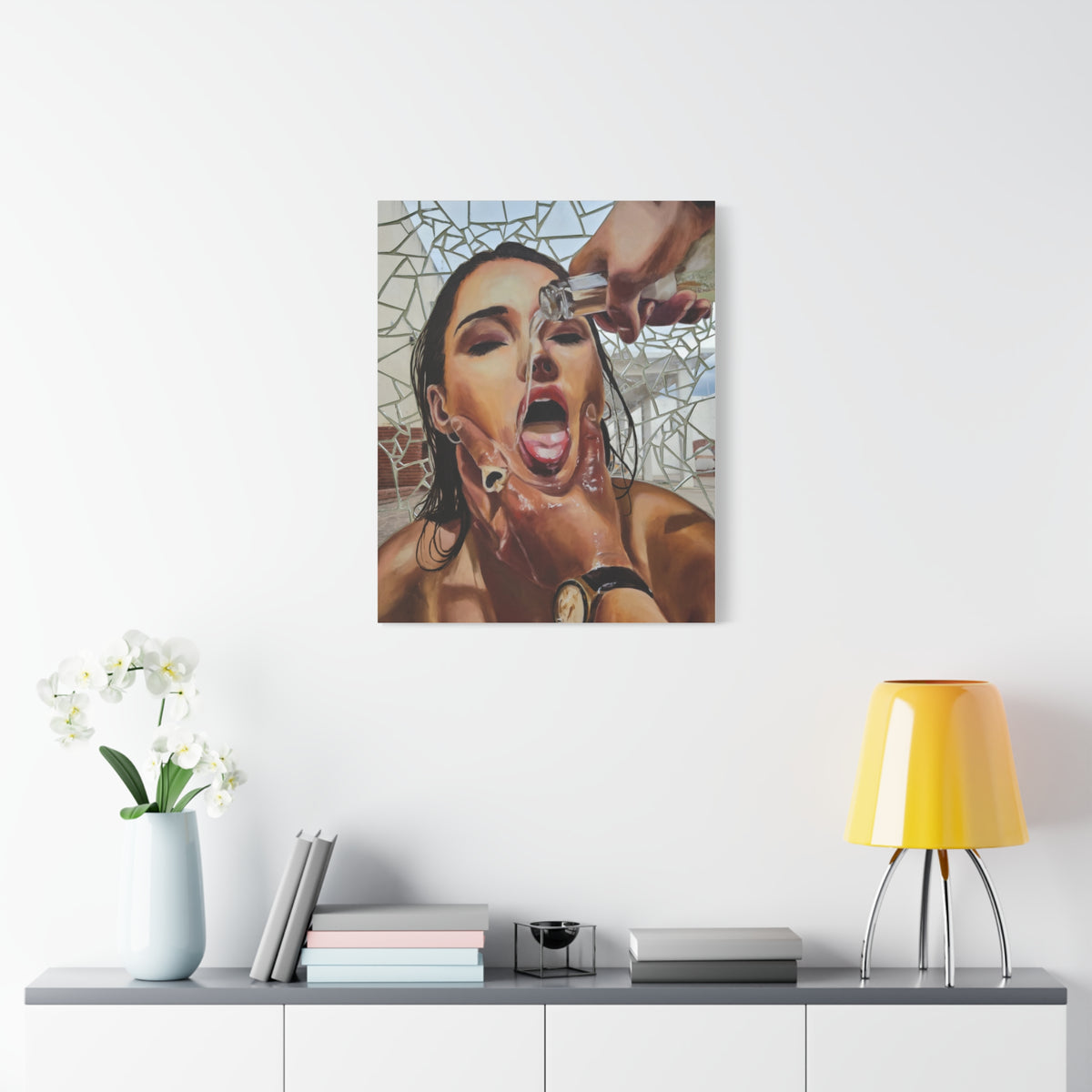 Your POV" - Stretched Canvas Print Wall Art canvas art print mockup view 25