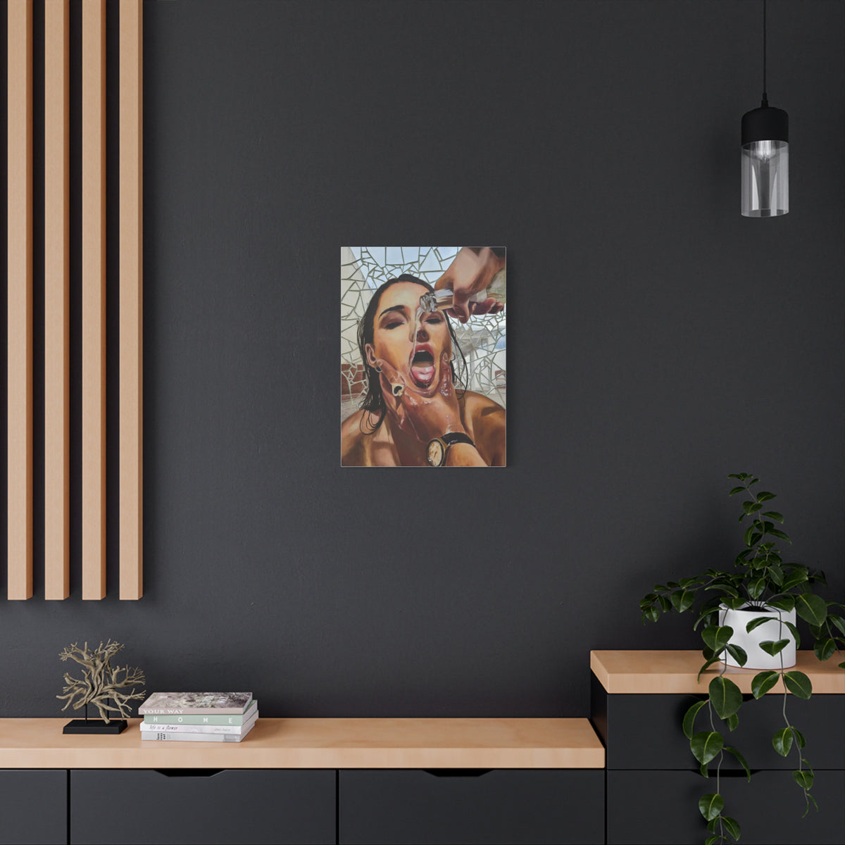 Your POV" - Stretched Canvas Print Wall Art canvas art print mockup view 23