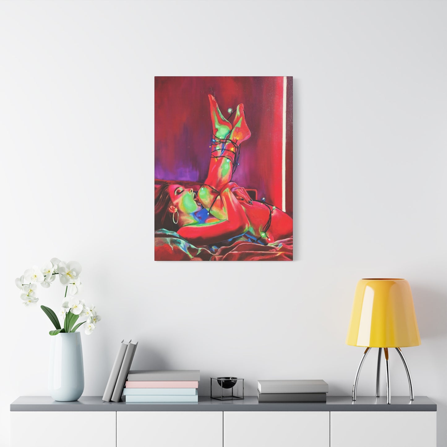 "XXXmas Lights" Canvas Print