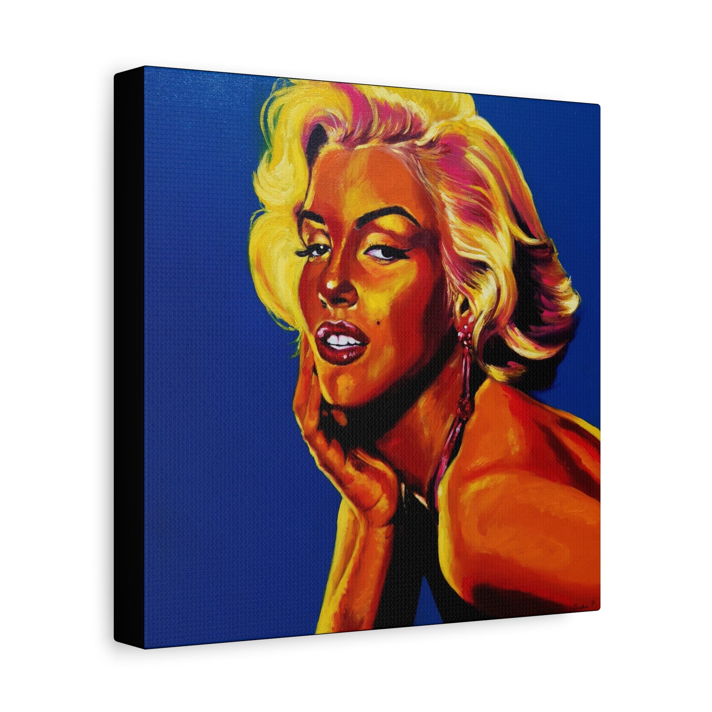 "Marylin Monroe" - Stretched Canvas Print Wall Art