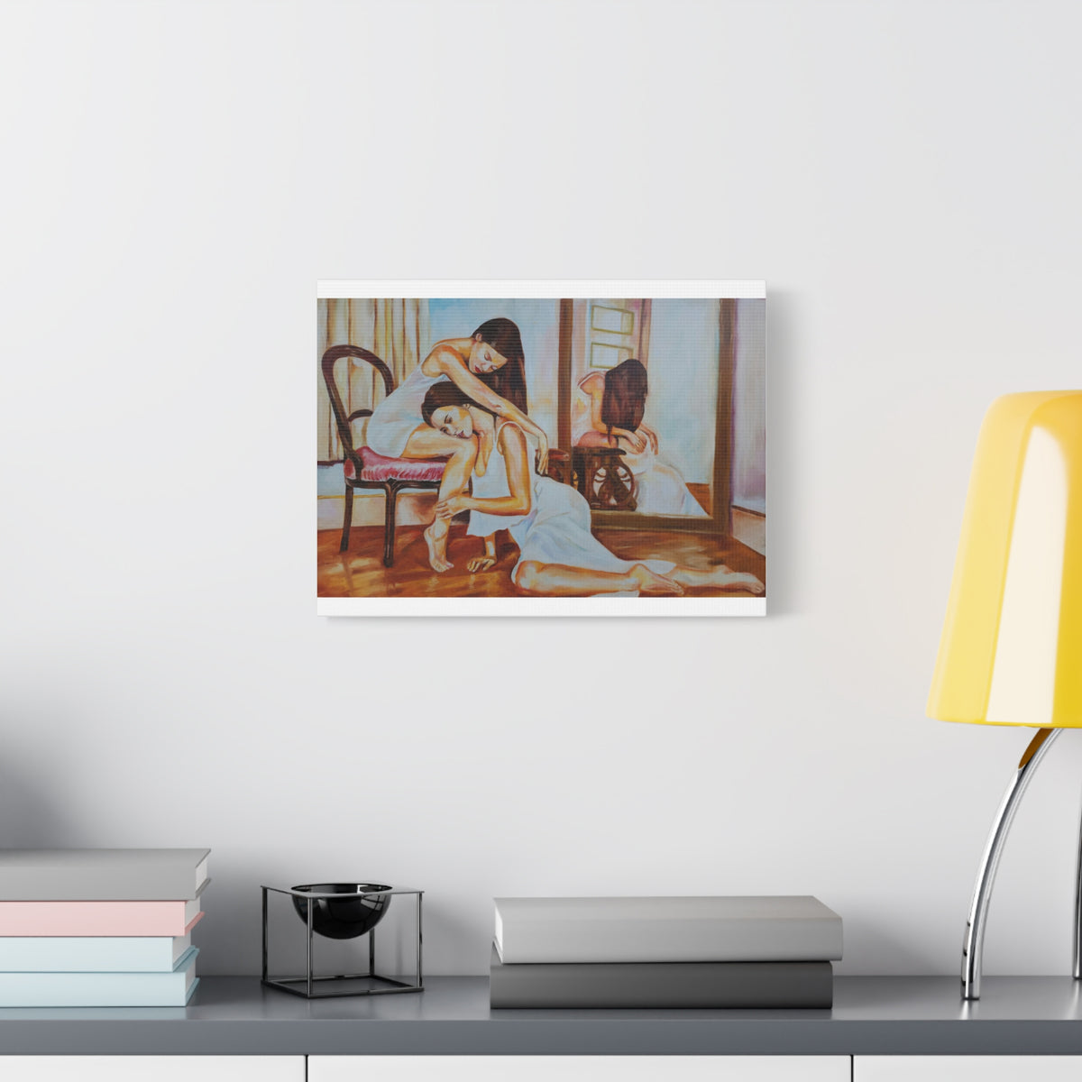 Divulgence" - Stretched Canvas Print Wall Art canvas art print mockup view 16