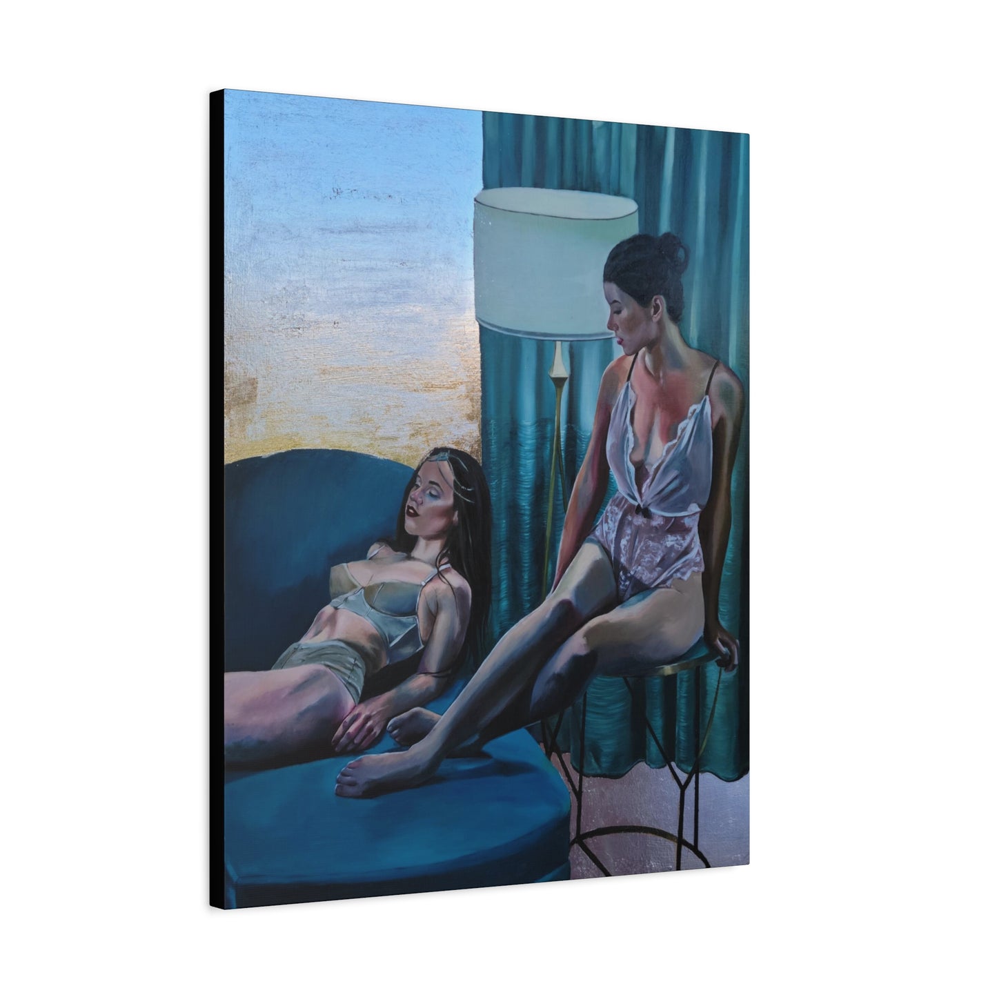 "Siesta" - Stretched Canvas Print Wall Art