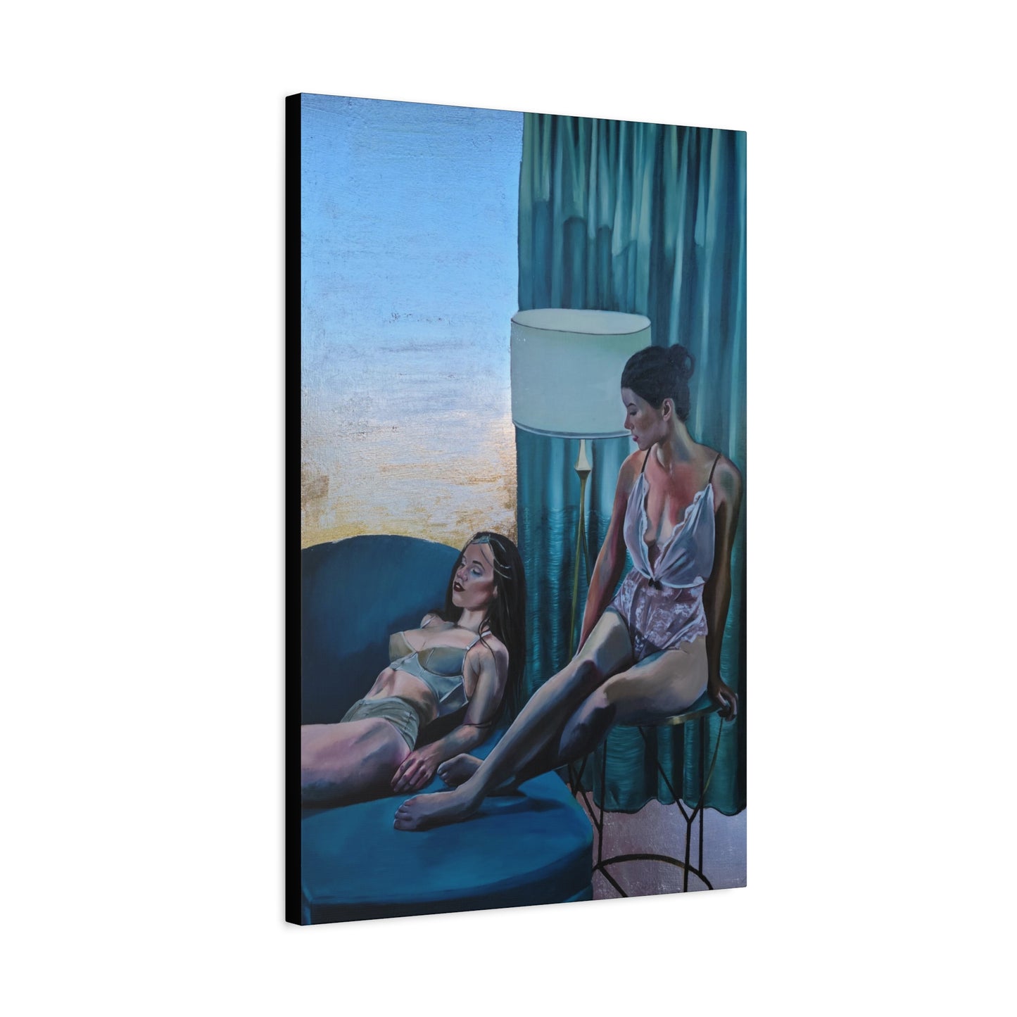 "Siesta" - Stretched Canvas Print Wall Art