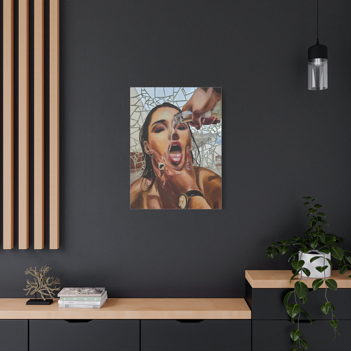 Your POV" - Stretched Canvas Print Wall Art canvas art print mockup view 29