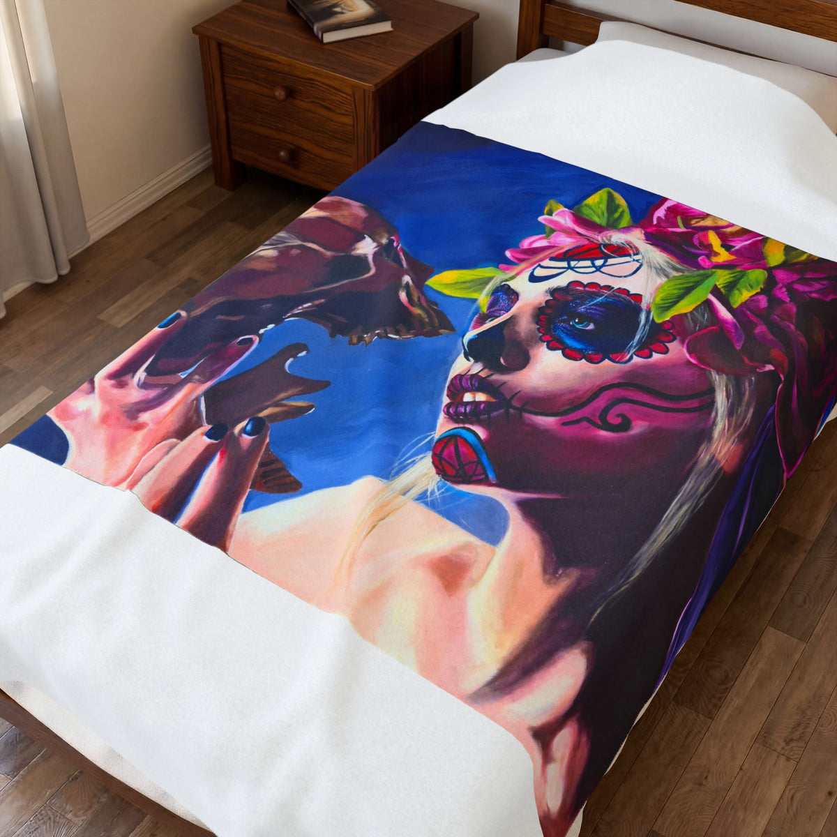 "Kiss of Death" Throw Blanket