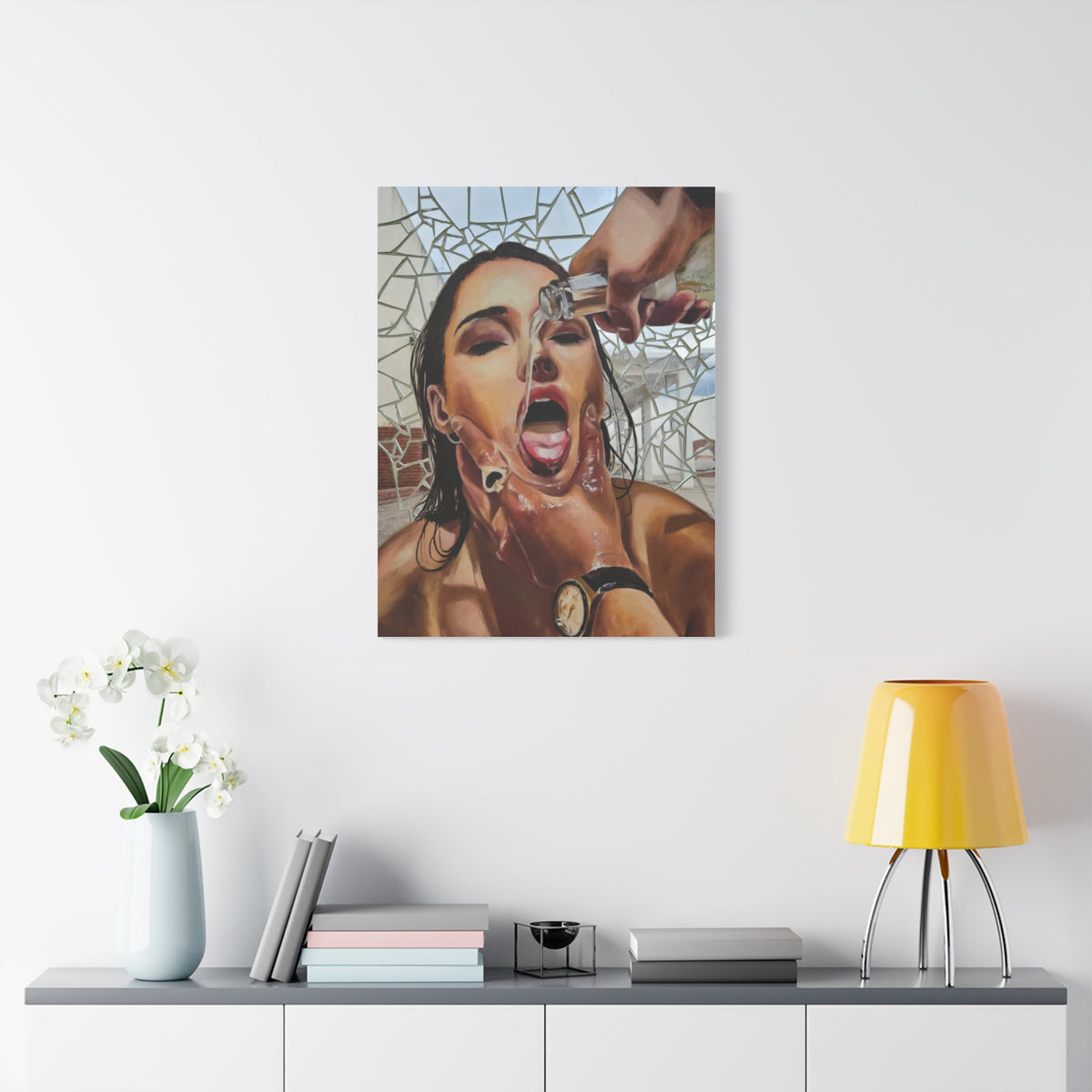 Your POV" - Stretched Canvas Print Wall Art canvas art print mockup view 28
