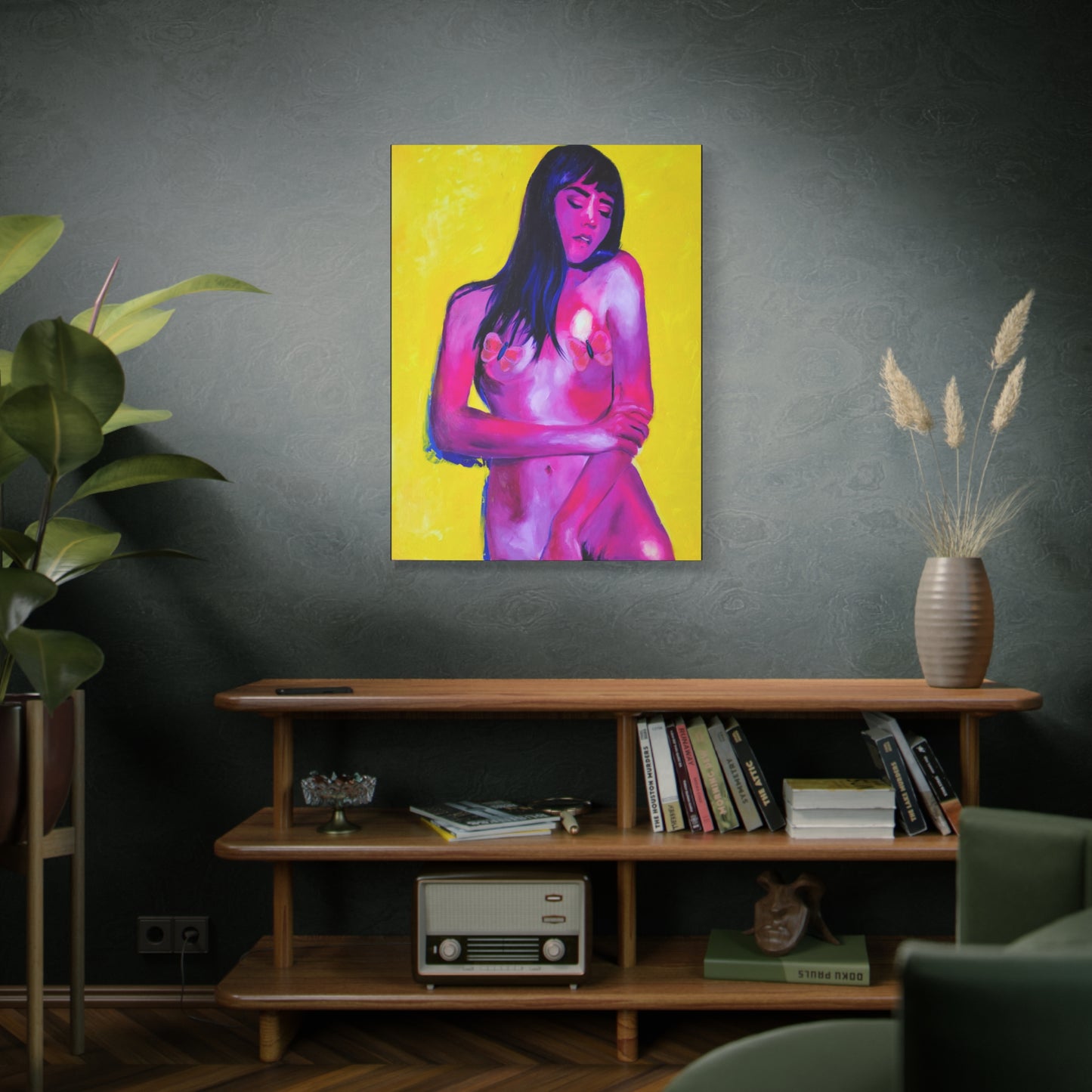 "Sweet Pleasure" - Stretched Canvas Print Wall Art
