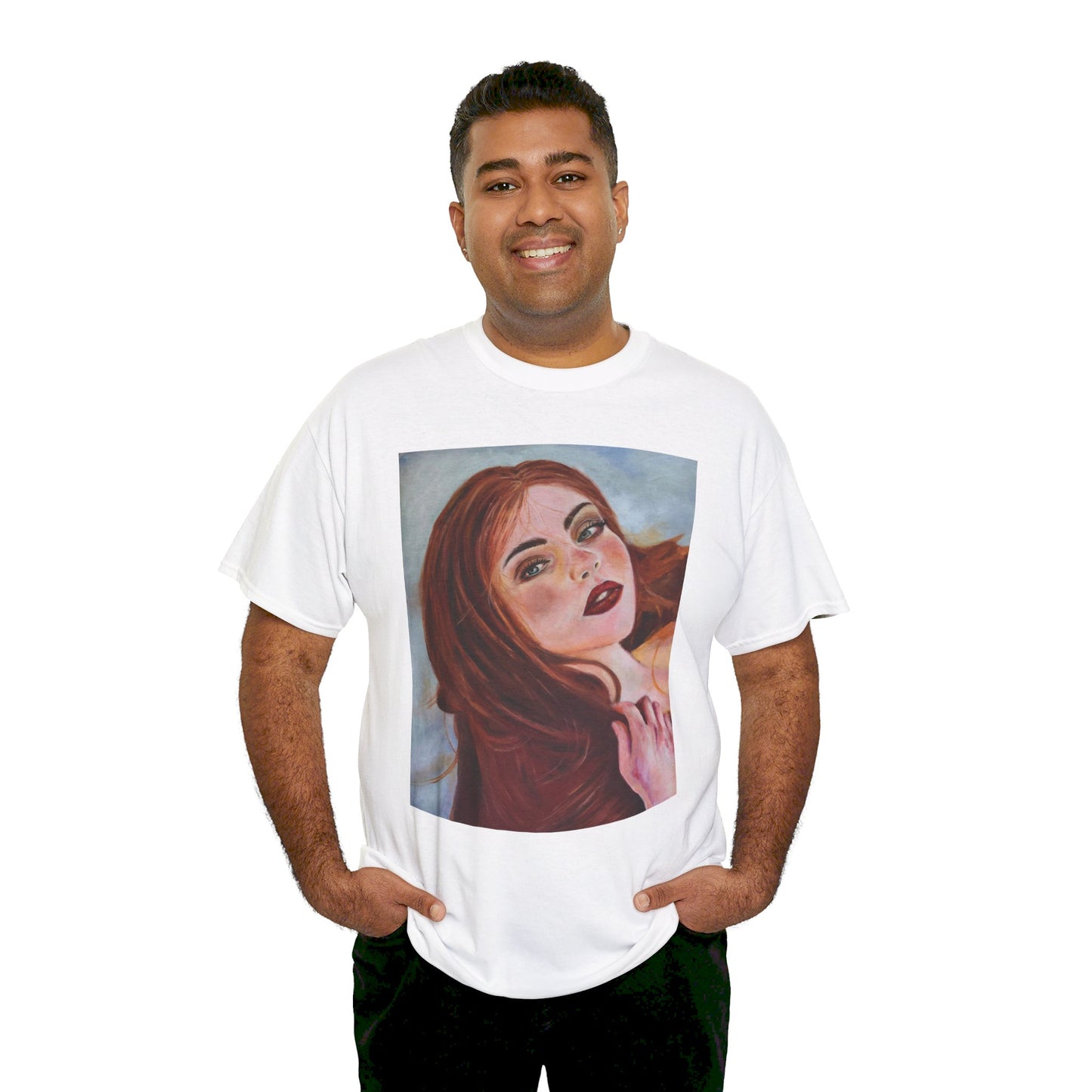 "Rosy Cheeks" Unisex Heavy Cotton Tee