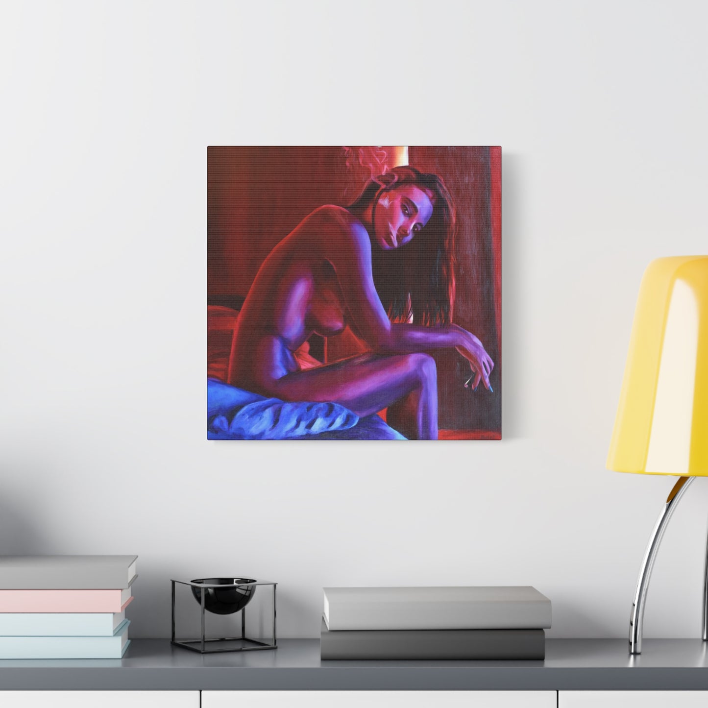 "Fuego" - Stretched Canvas Print Wall Art