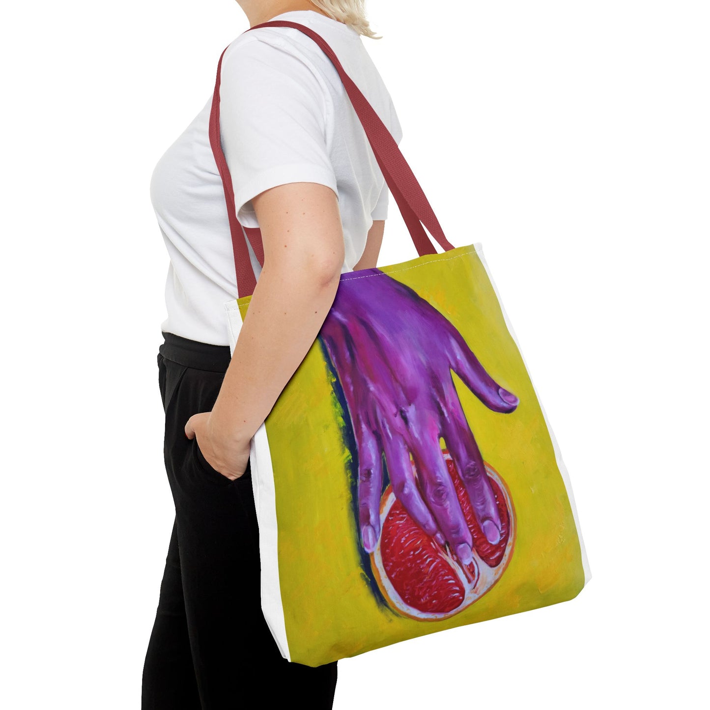 Vibrant "Fruitful" and "Sweet Pleasure" Art Tote Bag - Colorful Design for Everyday Use