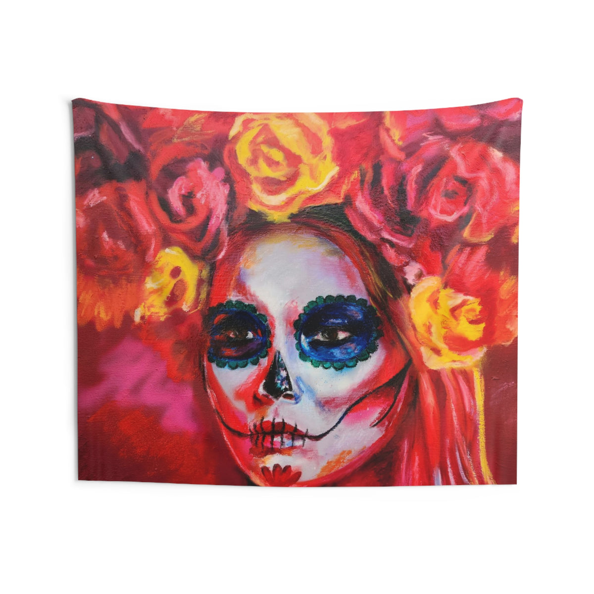 "Floral Fiesta" Tapestry
