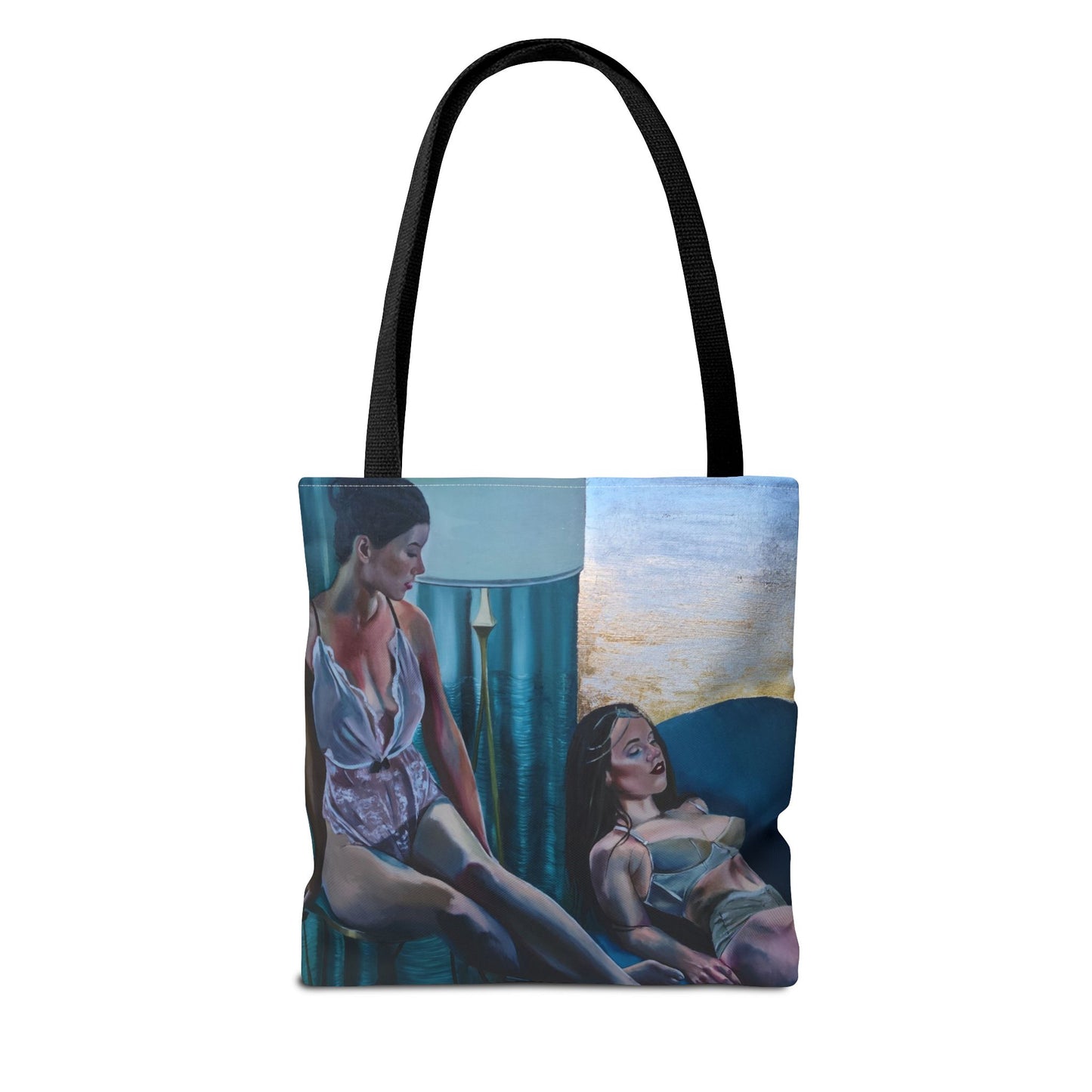 Vibrant "Siesta" Art Tote Bag - Colorful Design for Everyday Use