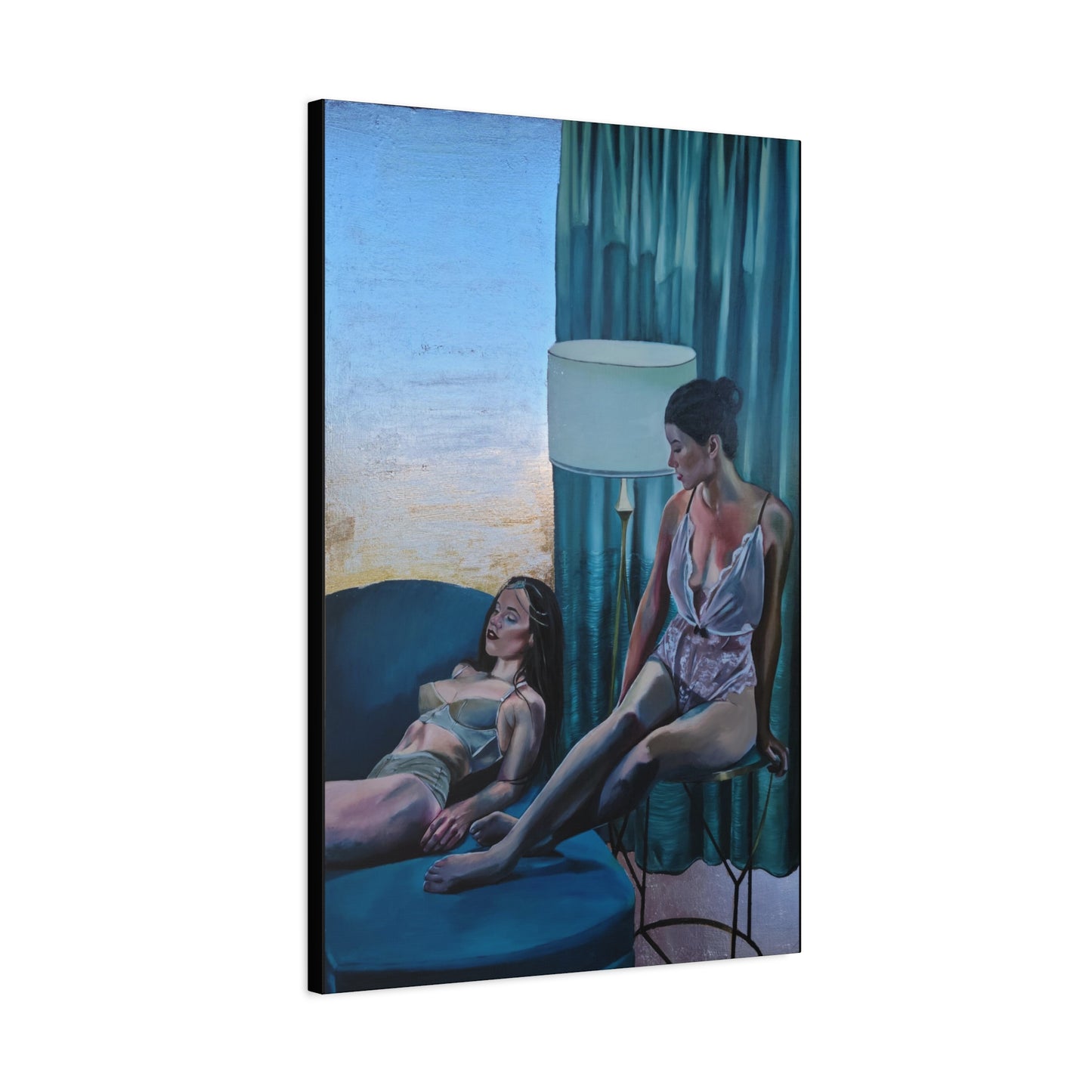 "Siesta" - Stretched Canvas Print Wall Art