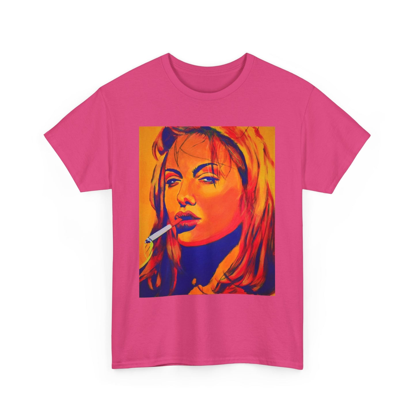 "Angelina Jolie from Girl, Interrupted" Unisex Heavy Cotton Tee