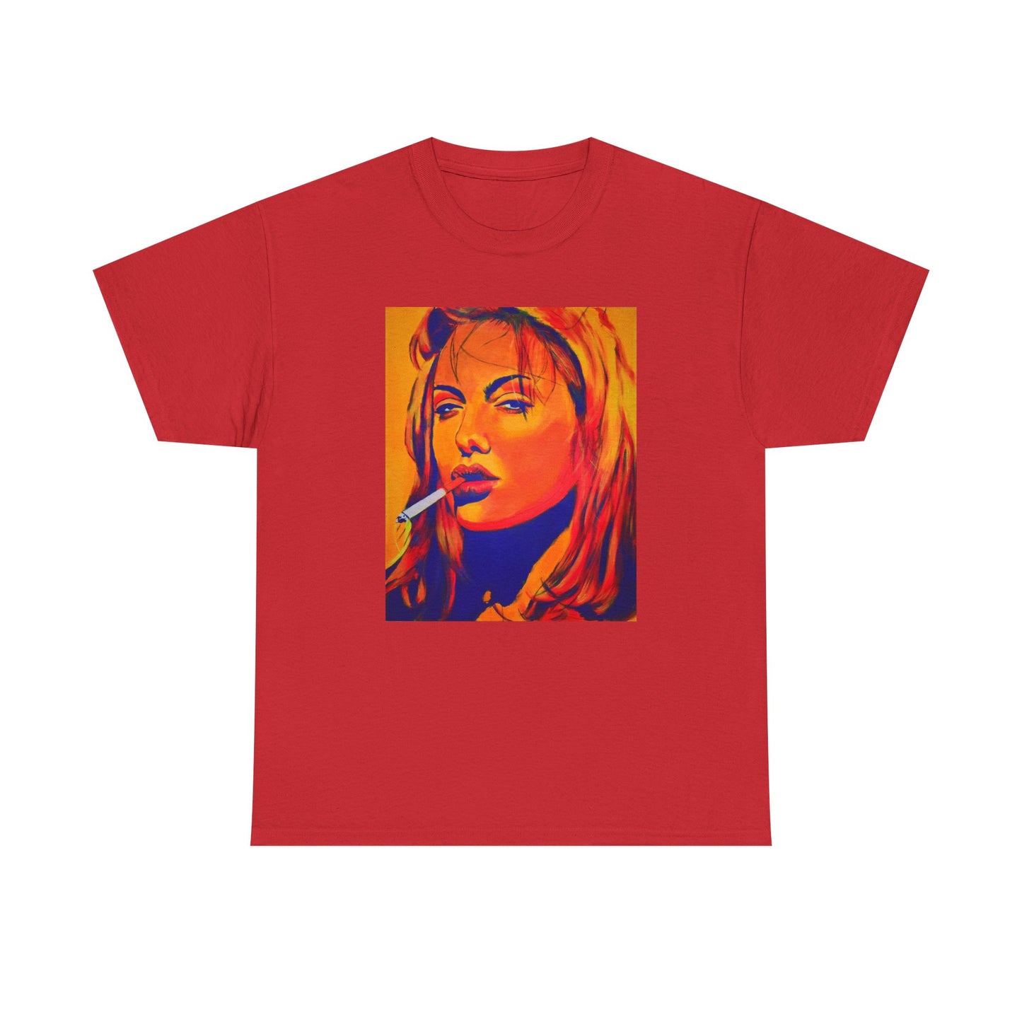 "Angelina Jolie from Girl, Interrupted" Unisex Heavy Cotton Tee