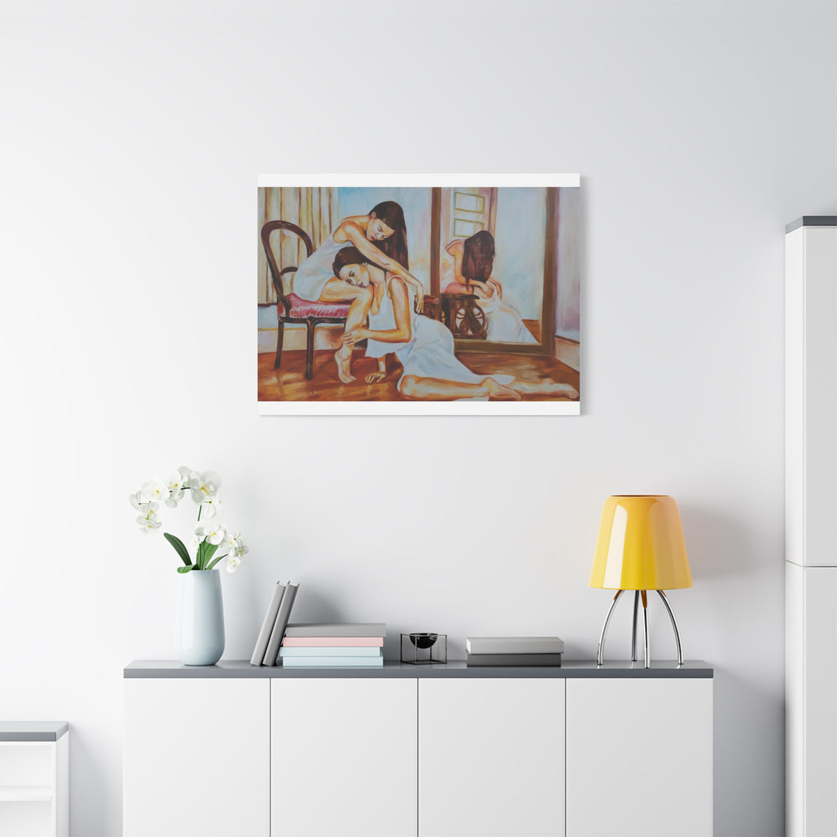 Divulgence" - Stretched Canvas Print Wall Art canvas art print mockup view 31