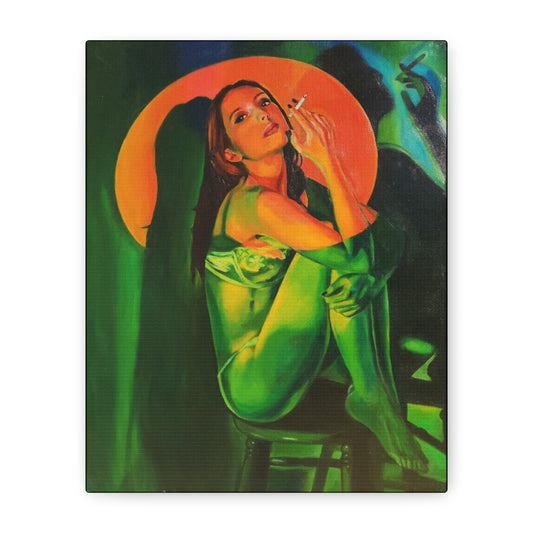 "Moon Magic" - Stretched Canvas Print Wall Art