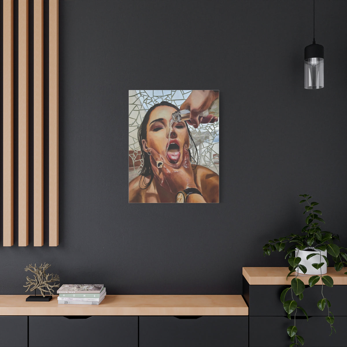 Your POV" - Stretched Canvas Print Wall Art canvas art print mockup view 26